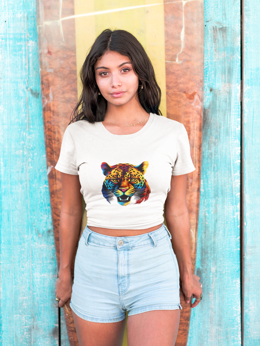 Colorful Leopard Print Unisex T-Shirt - Wild Style Apparel