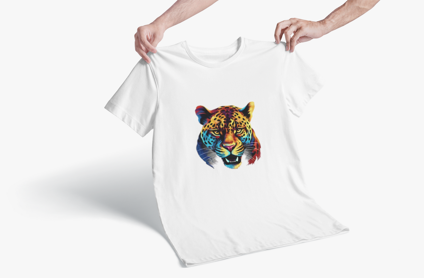 Colorful Leopard Print Unisex T-Shirt - Wild Style Apparel