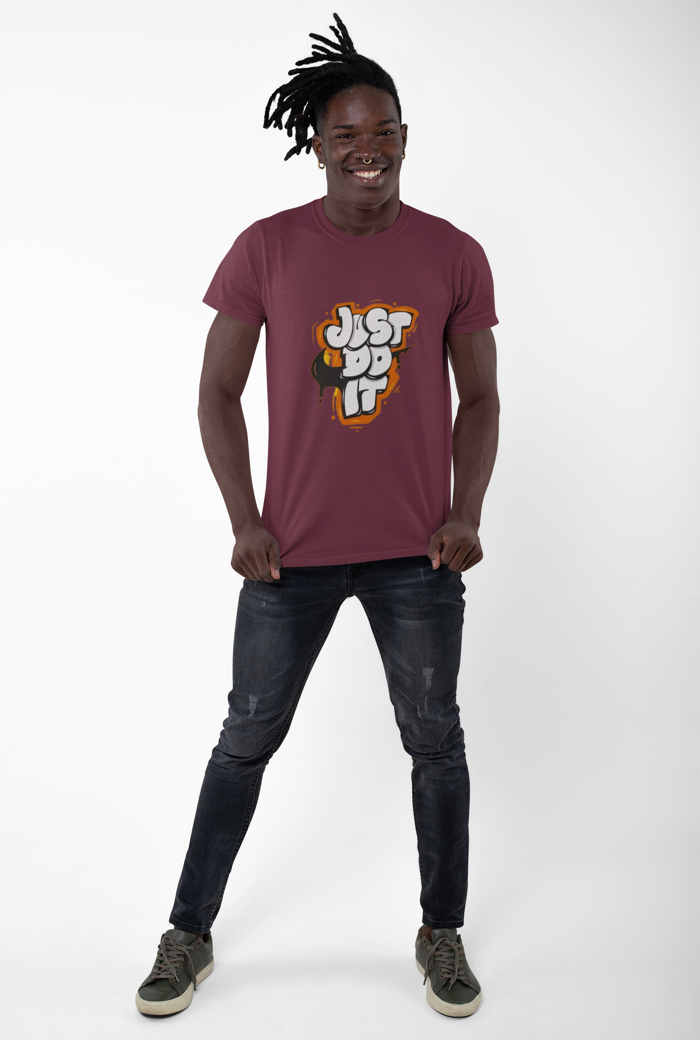 Just Do It Motivational Unisex Softstyle T-Shirt