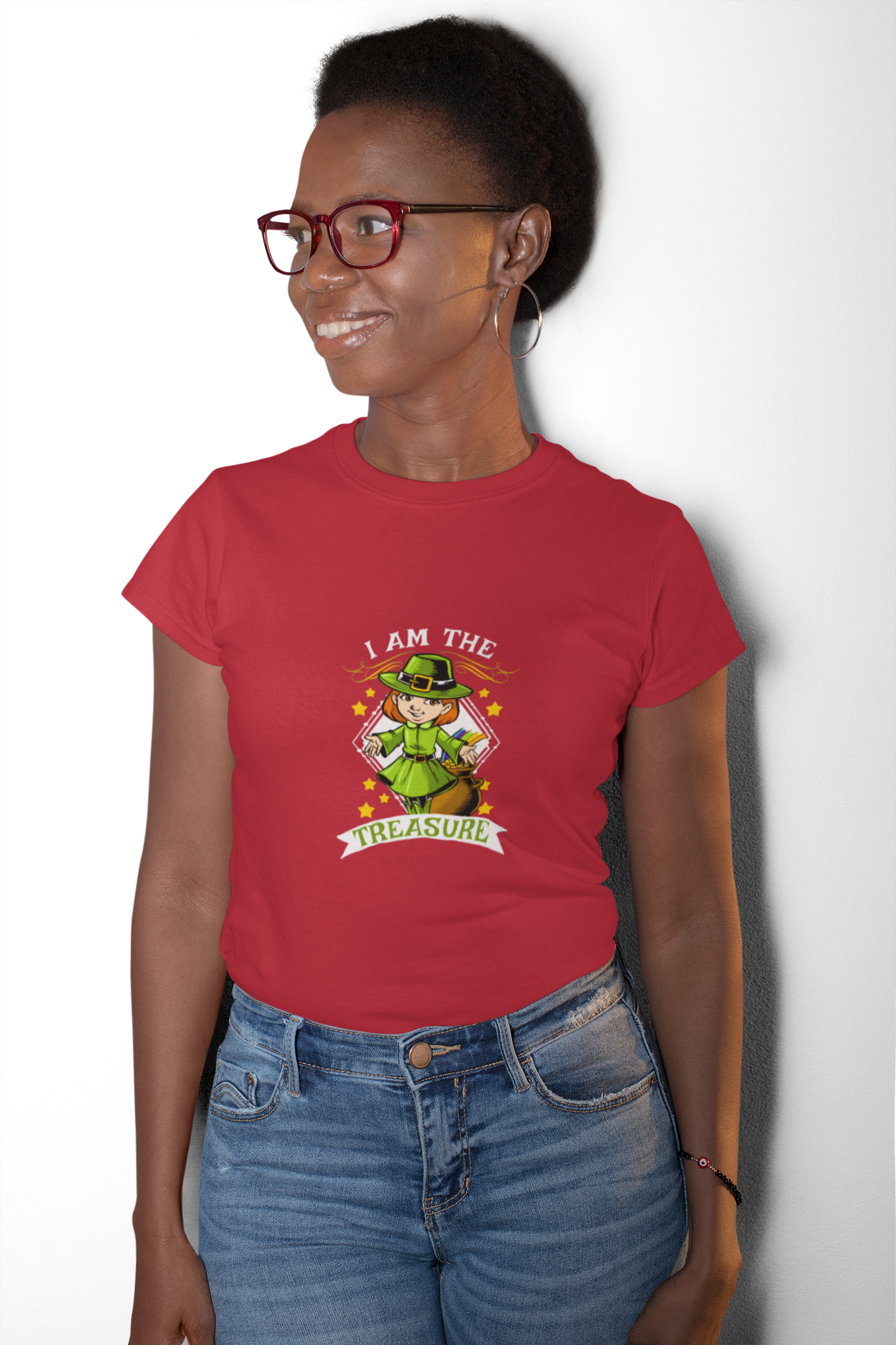 I Am The Treasure Unisex Softstyle T-Shirt - Perfect for St. Patrick's Day Celebrations