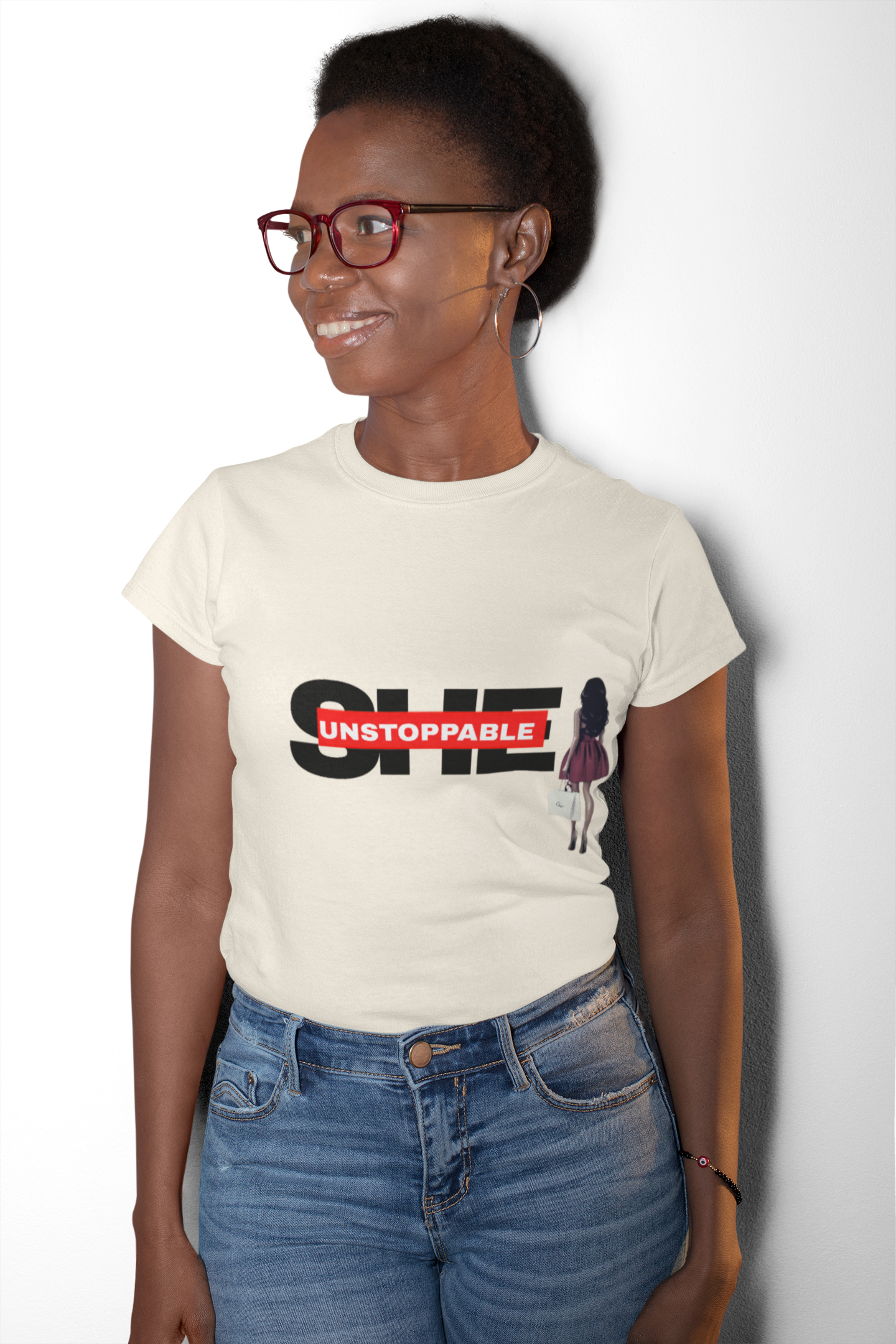 Unisex Softstyle T-Shirt - 'Unstoppable She' Empowerment Tee