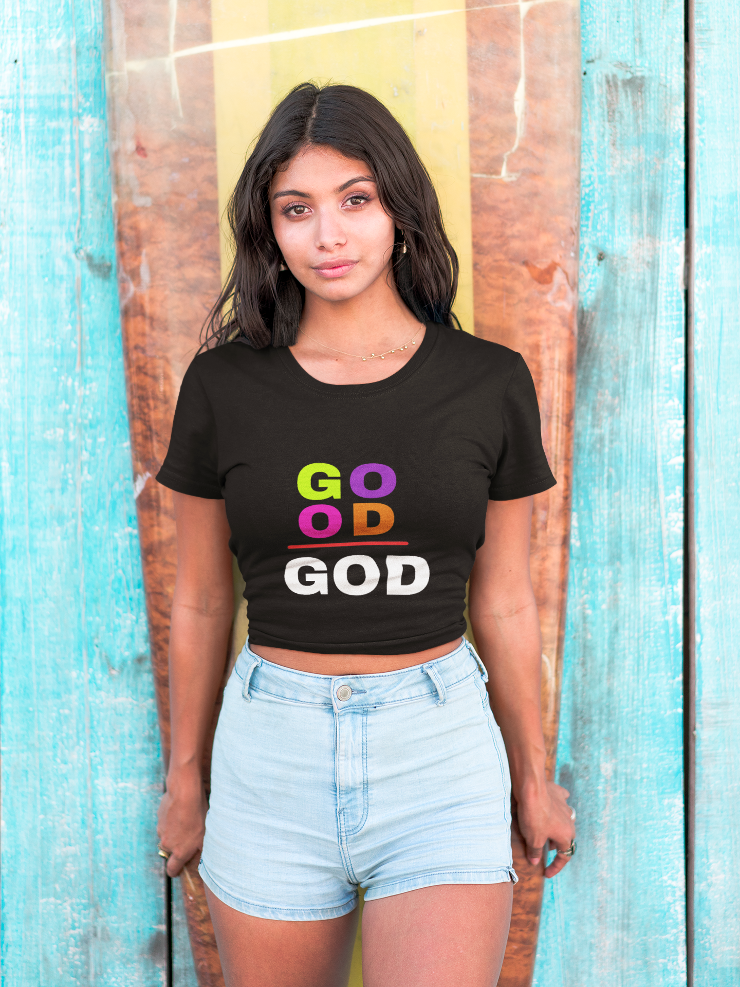 Colorful 'Good God' Unisex T-Shirt - Fun Graphic Tee for Everyday Wear