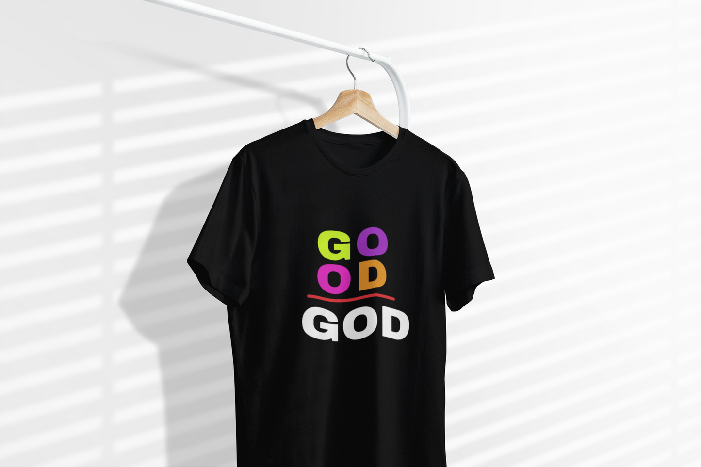 Colorful 'Good God' Unisex T-Shirt - Fun Graphic Tee for Everyday Wear