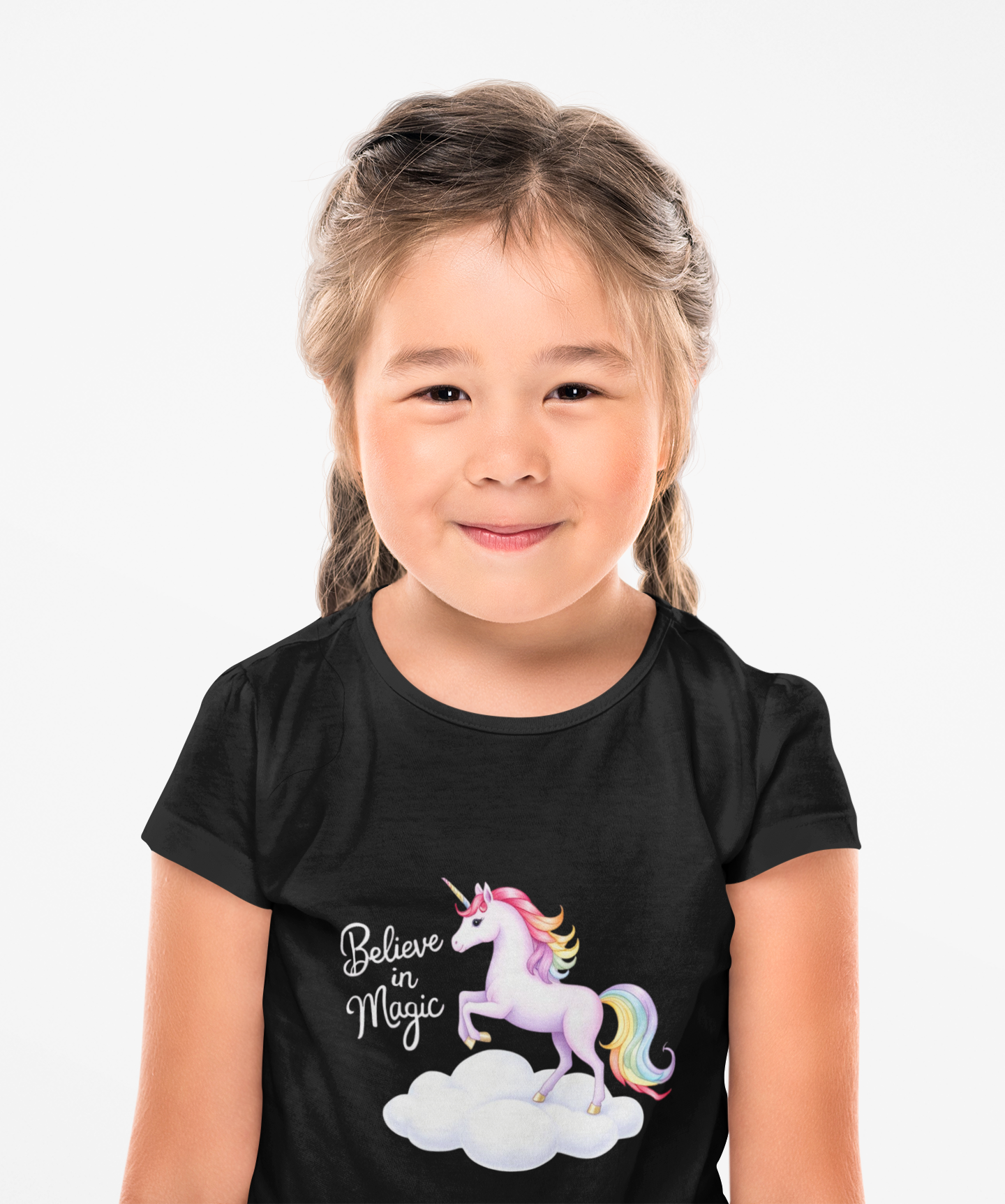 Kids Unicorn Tee - Believe in Magic - Fun Cotton Shirt for Young Dreamers