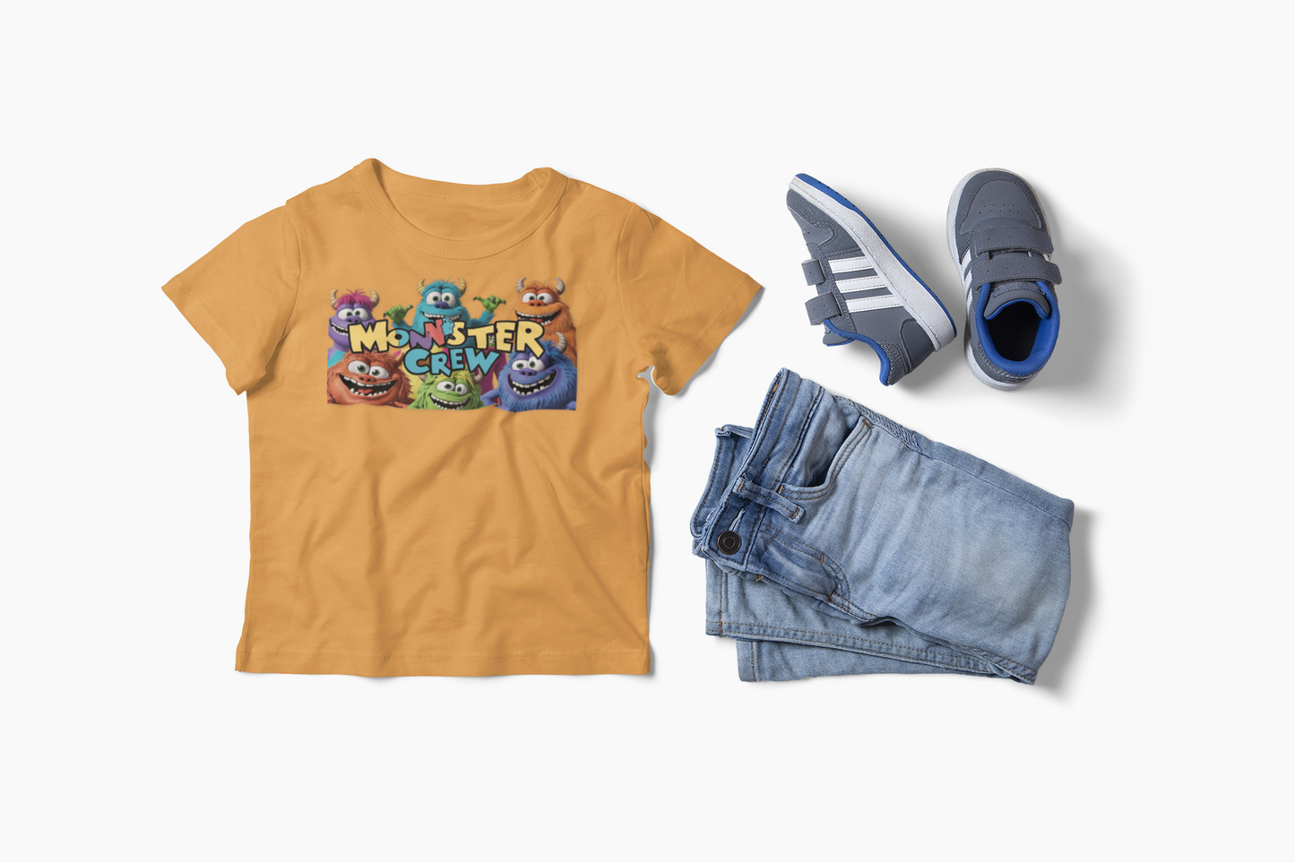 Funny Kids 'Monster Crew' Heavy Cotton Tee