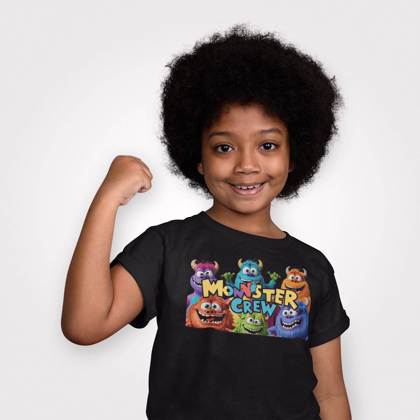 Funny Kids 'Monster Crew' Heavy Cotton Tee