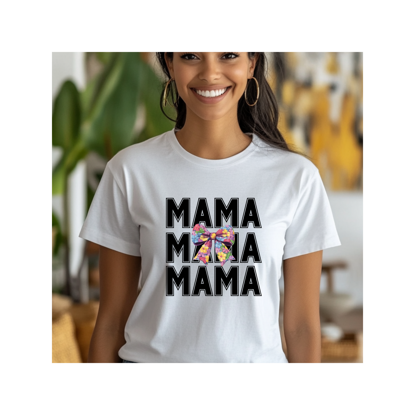 Colorful 'Mama' Unisex Heavy Cotton Tee - Perfect Gift for Moms