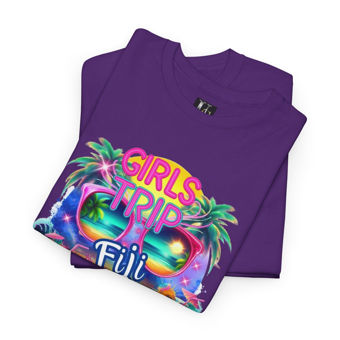 Girls Trip Fiji 2025 Unisex Heavy Cotton Tee