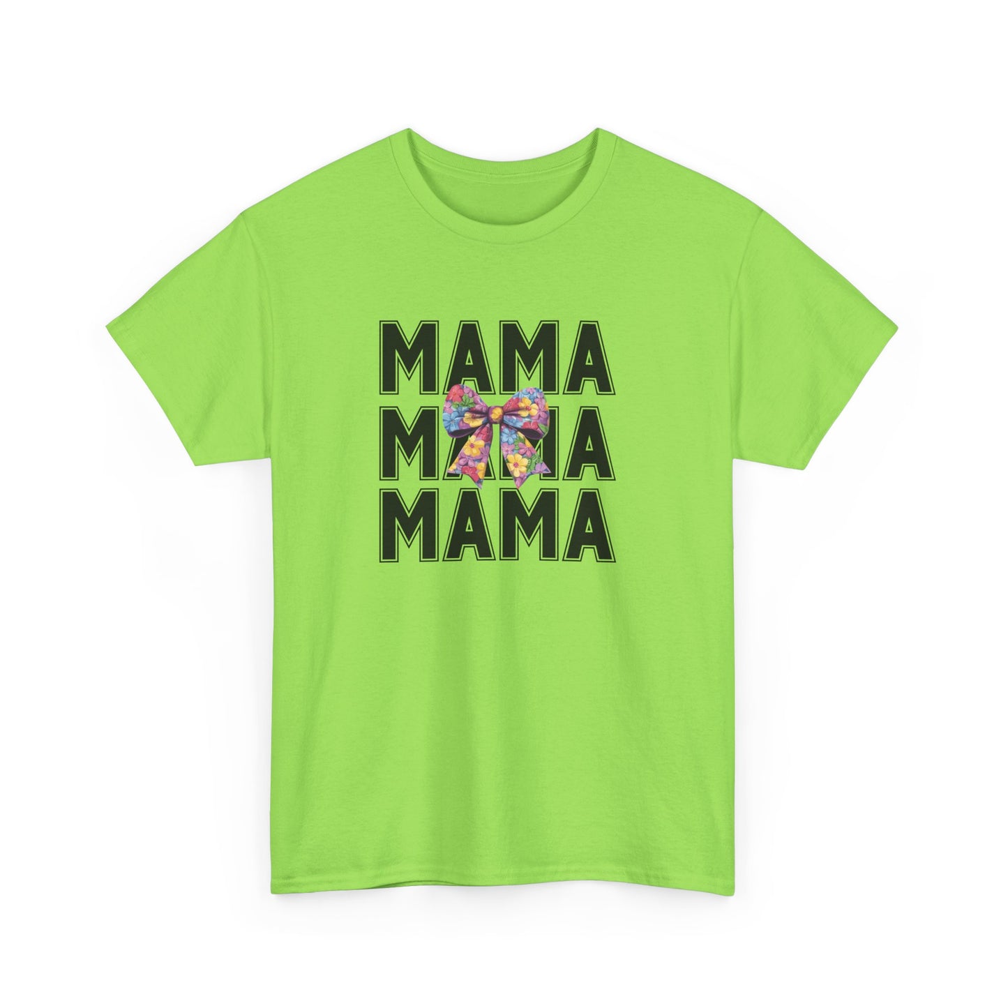 Colorful 'Mama' Unisex Heavy Cotton Tee - Perfect Gift for Moms