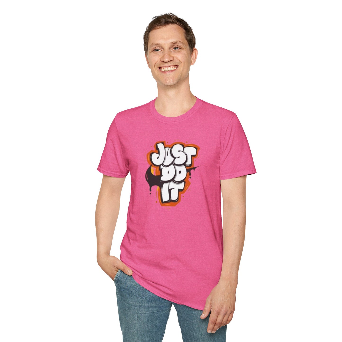 Just Do It Motivational Unisex Softstyle T-Shirt