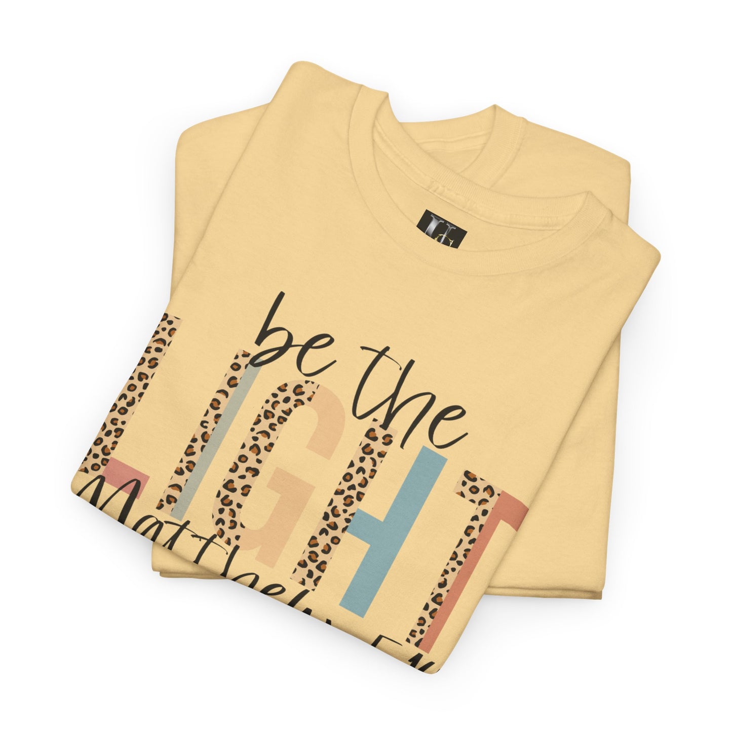 Be The Light Unisex Heavy Cotton Tee - Inspirational Christian Shirt