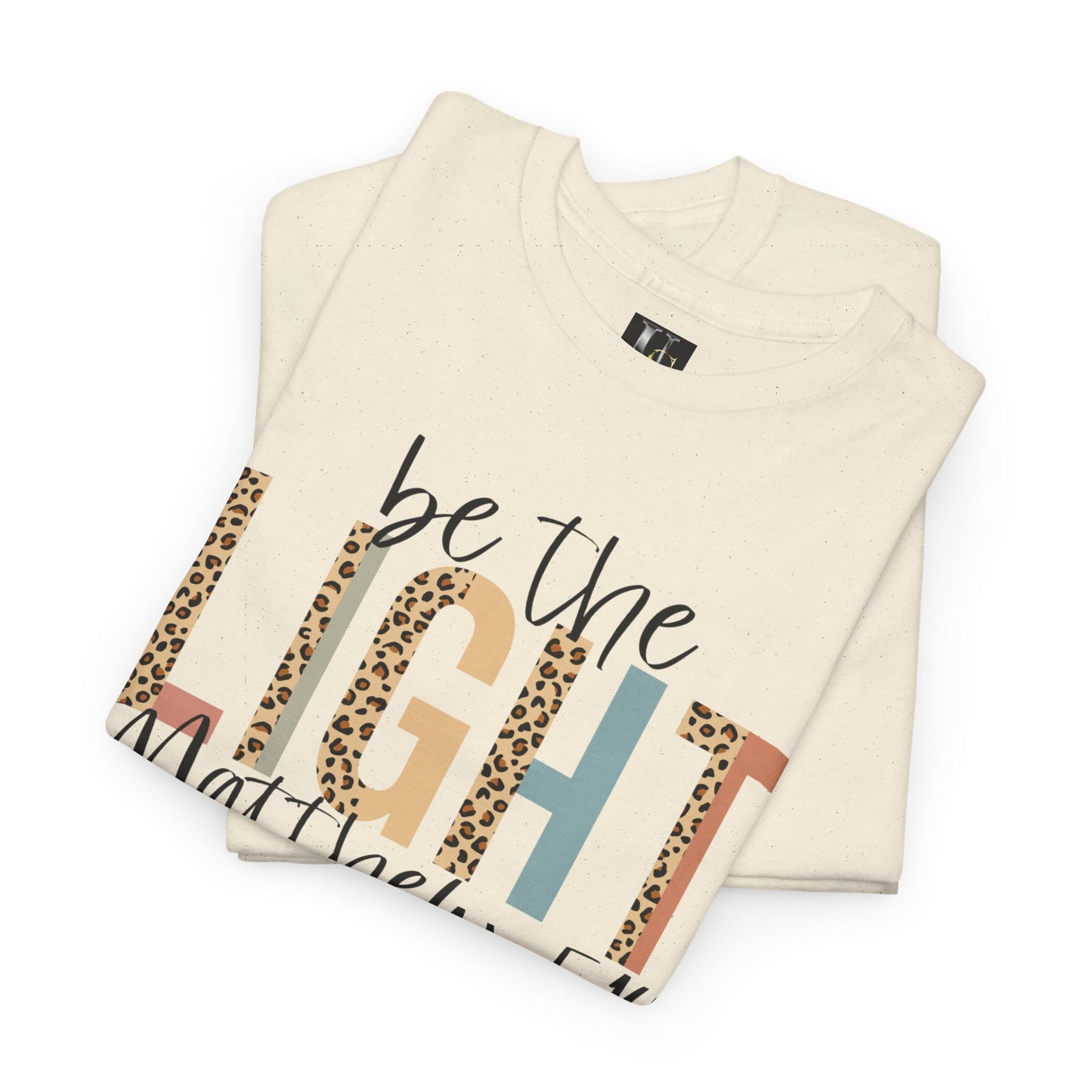 Be The Light Unisex Heavy Cotton Tee - Inspirational Christian Shirt