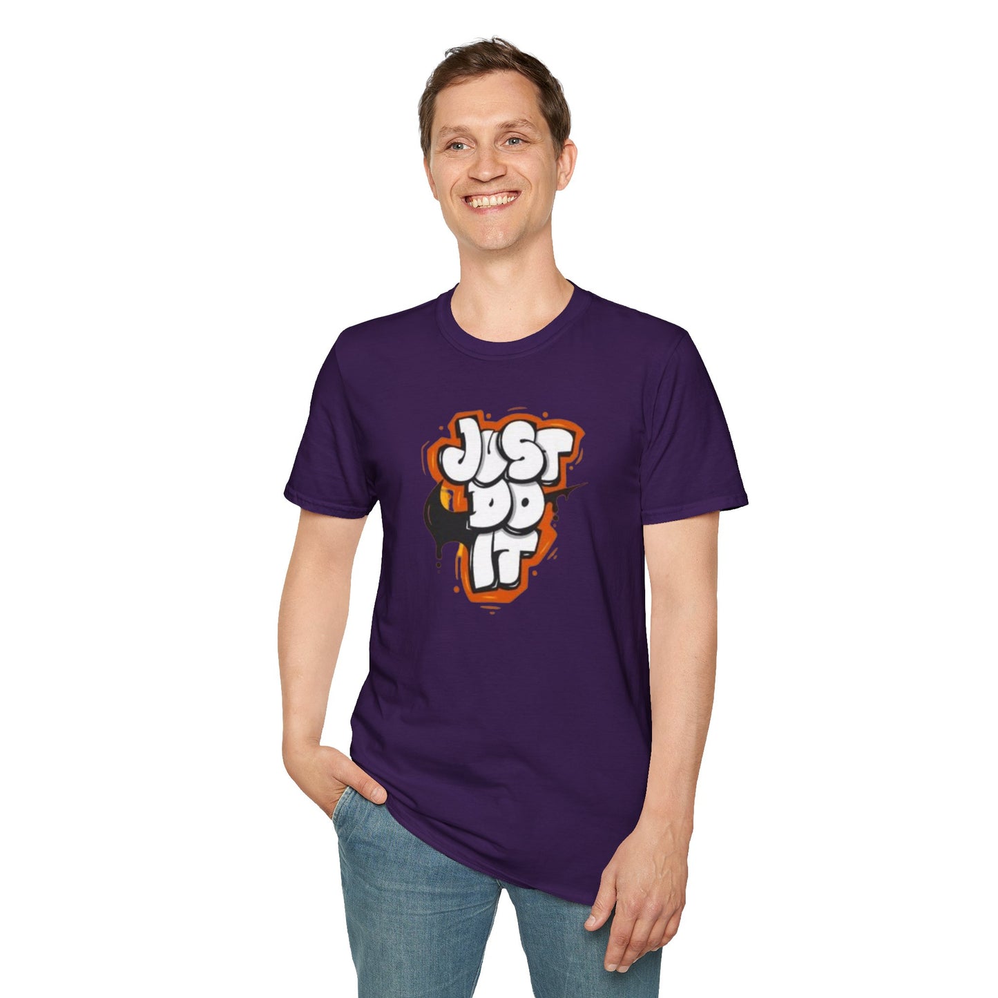 Just Do It Motivational Unisex Softstyle T-Shirt