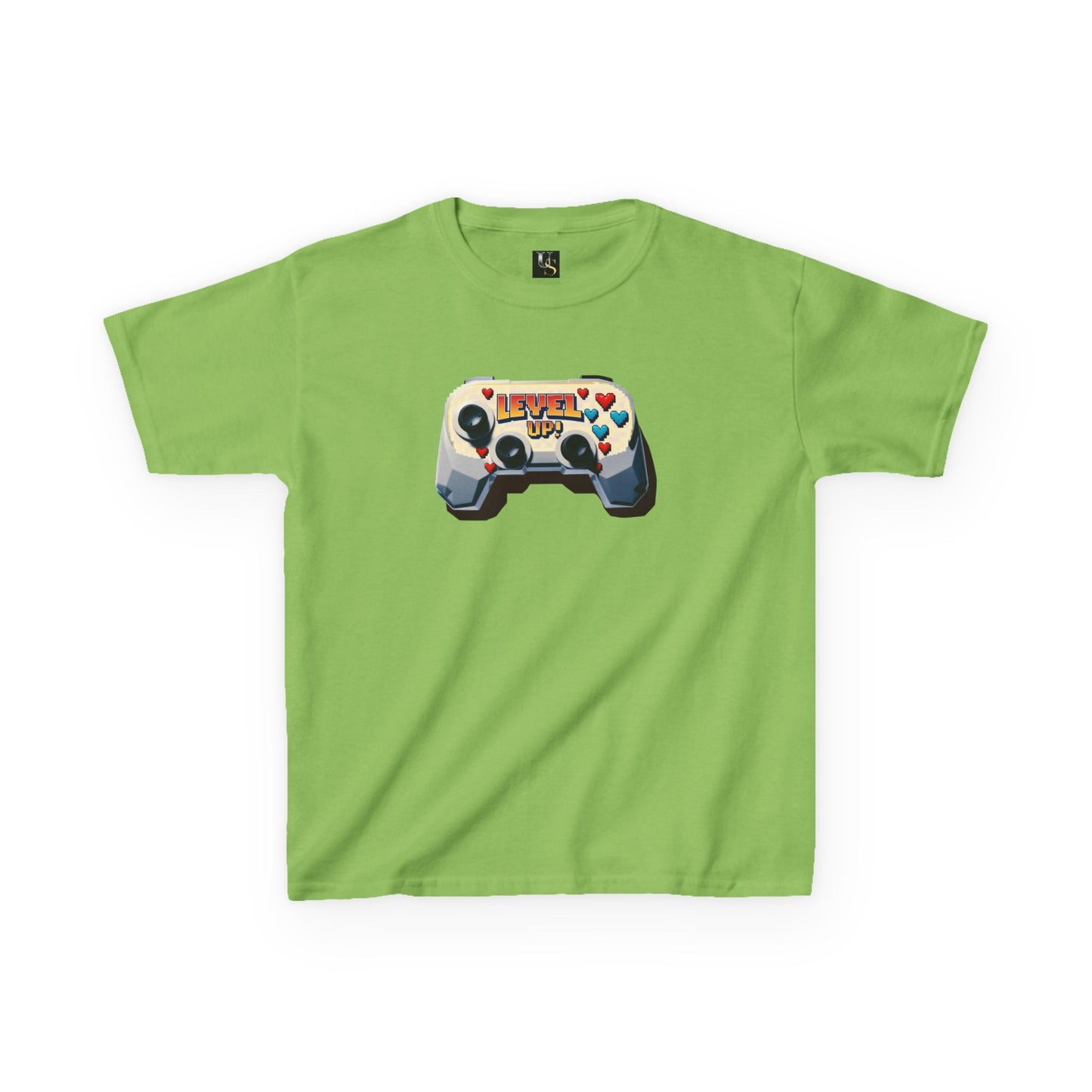 Kids Gaming Tee - 'Level Up' Retro Video Game Controller Design