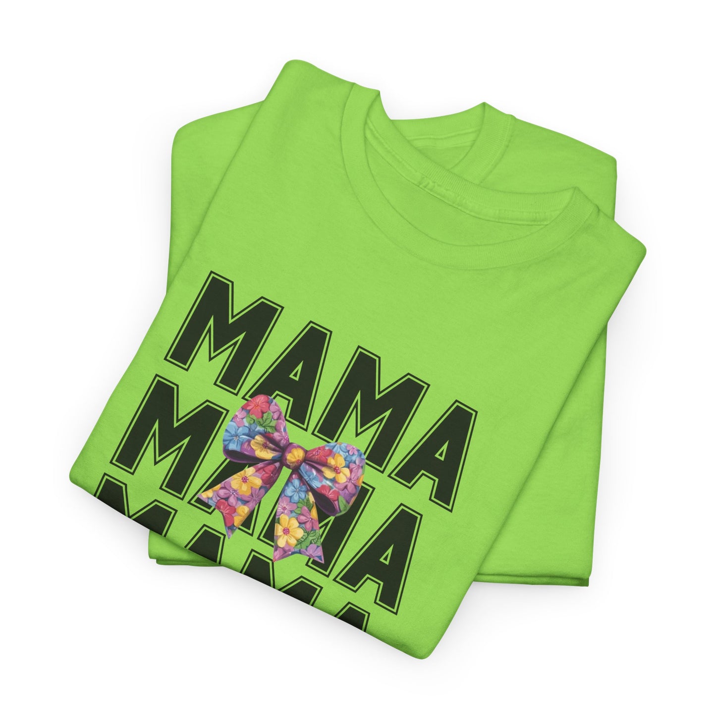 Colorful 'Mama' Unisex Heavy Cotton Tee - Perfect Gift for Moms