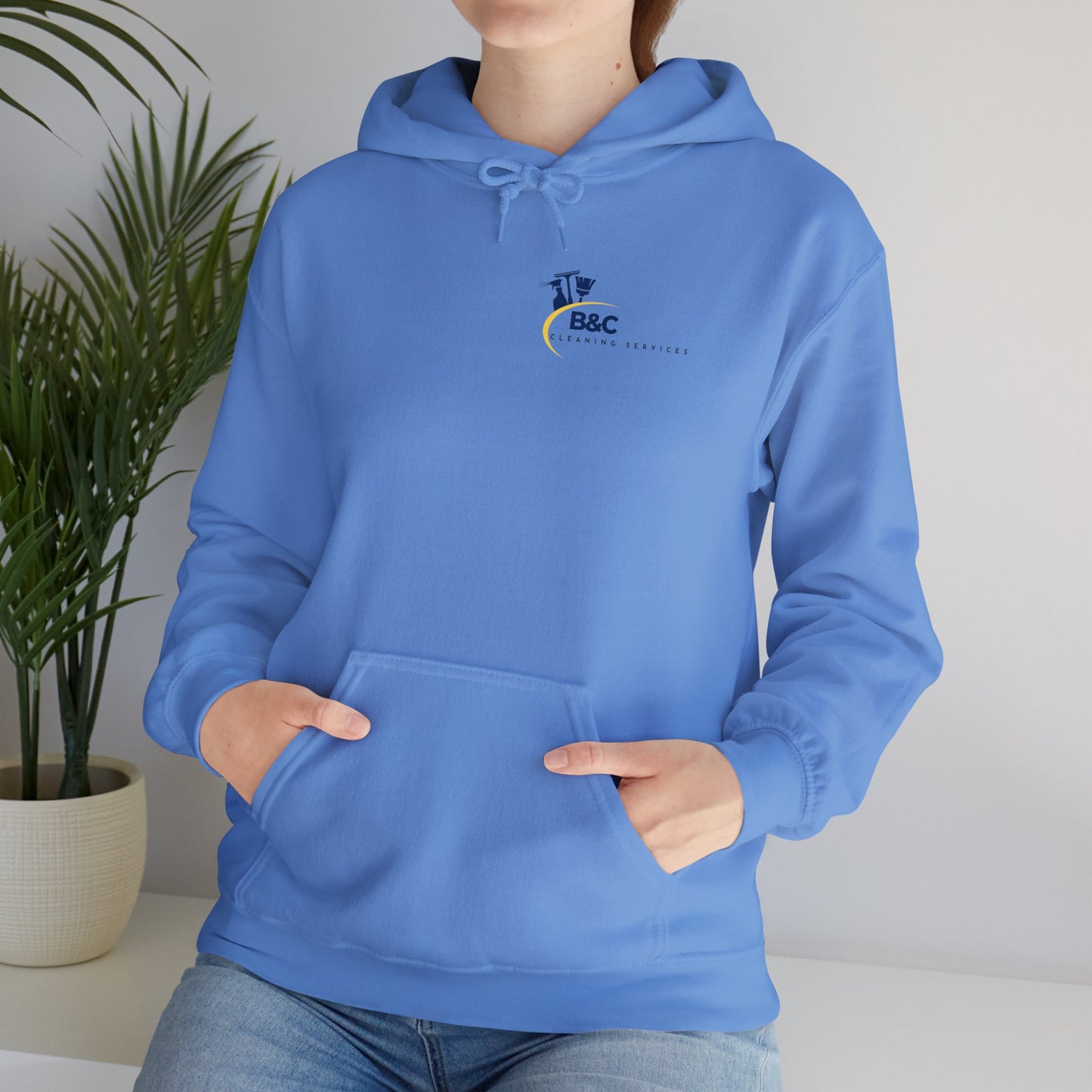 Cozy Unisex Hooded Sweatshirt with BBC Logo - Perfect for Casual Days and Outdoor Adventures