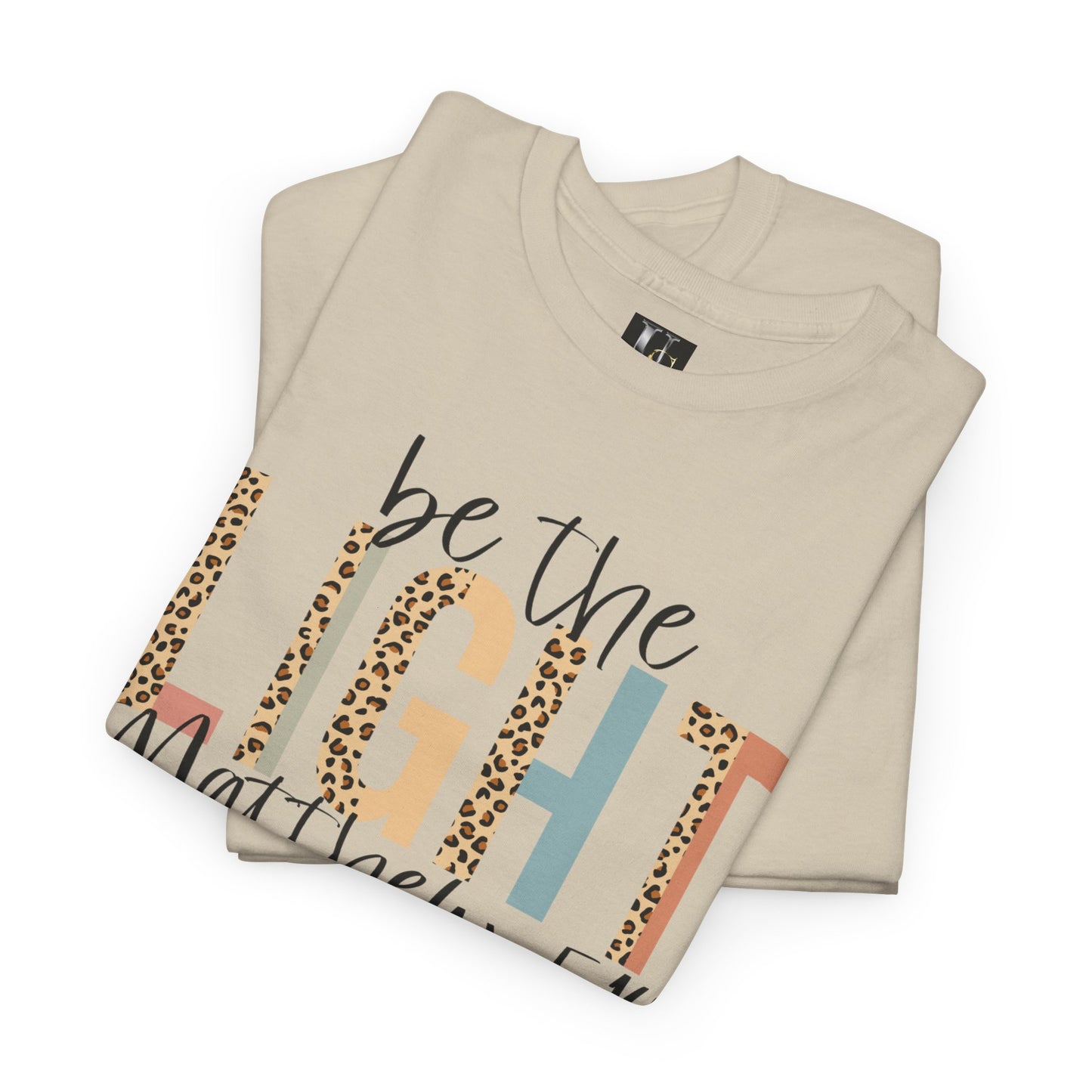 Be The Light Unisex Heavy Cotton Tee - Inspirational Christian Shirt