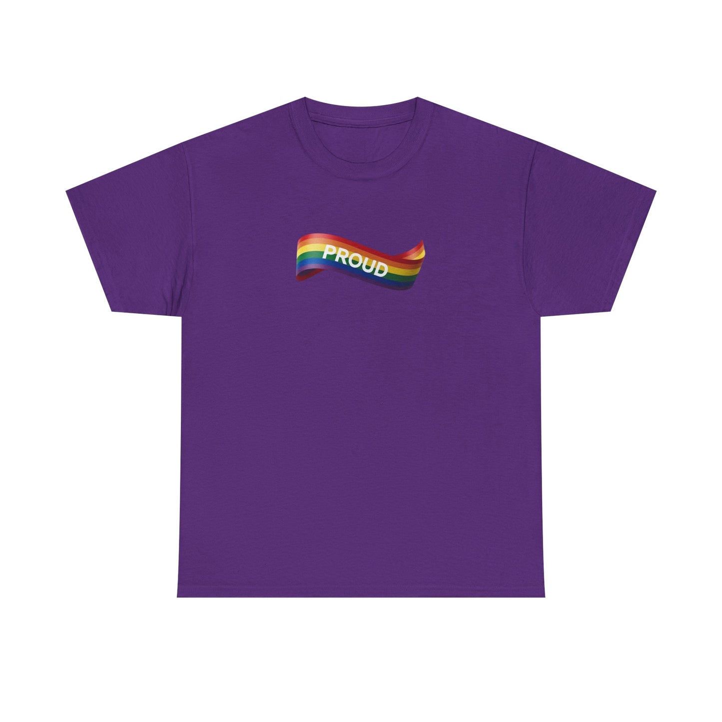 Proud Rainbow Graphic Unisex Heavy Cotton Tee