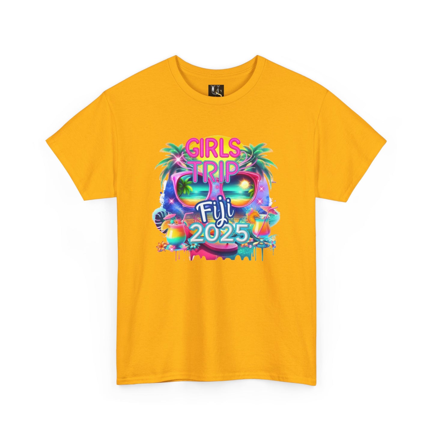 Girls Trip Fiji 2025 Unisex Heavy Cotton Tee