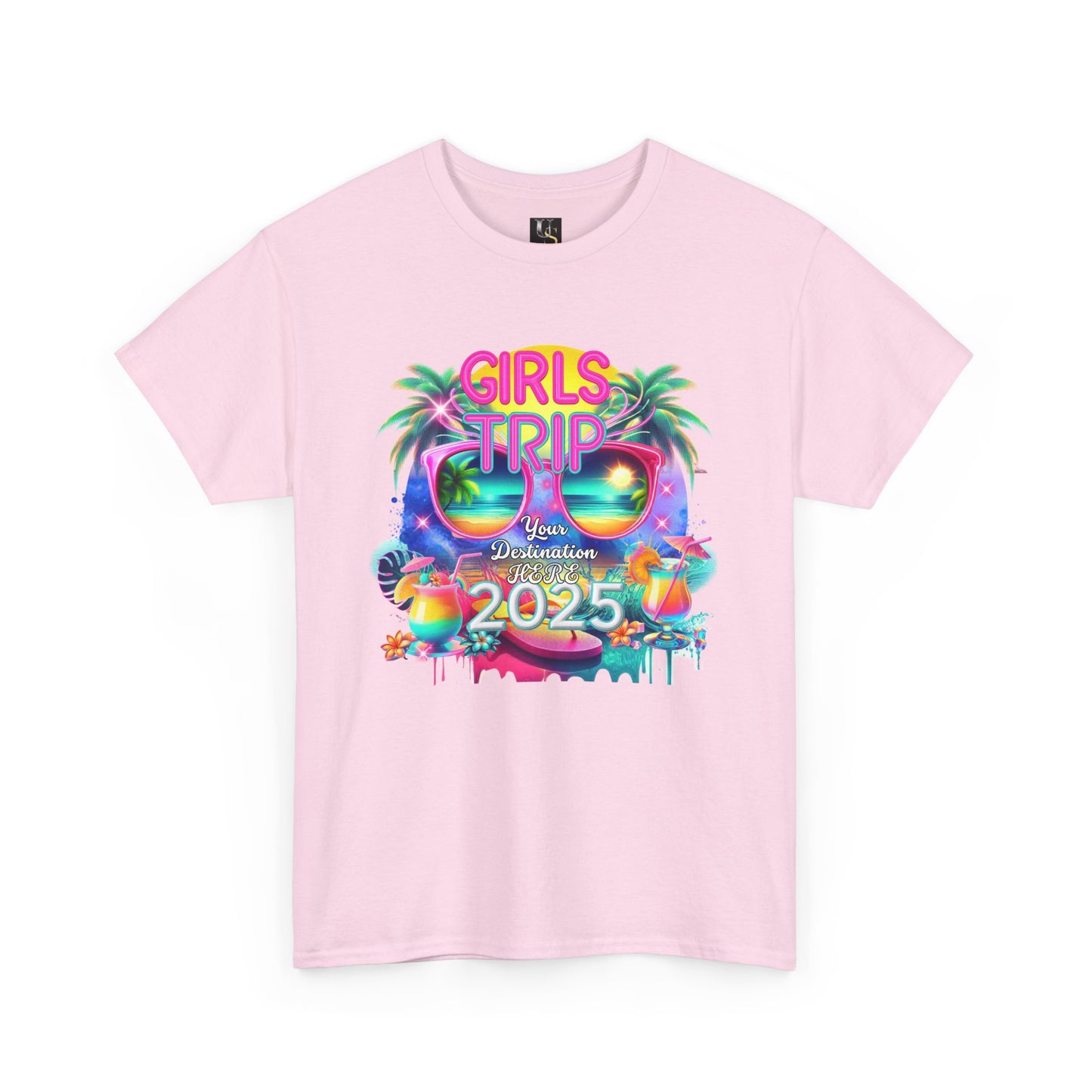 Girls Trip Unisex Heavy Cotton Tee - 2025 Vacation Vibes