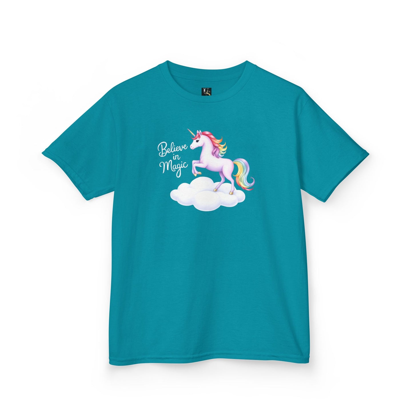 Kids Unicorn Tee - Believe in Magic - Fun Cotton Shirt for Young Dreamers