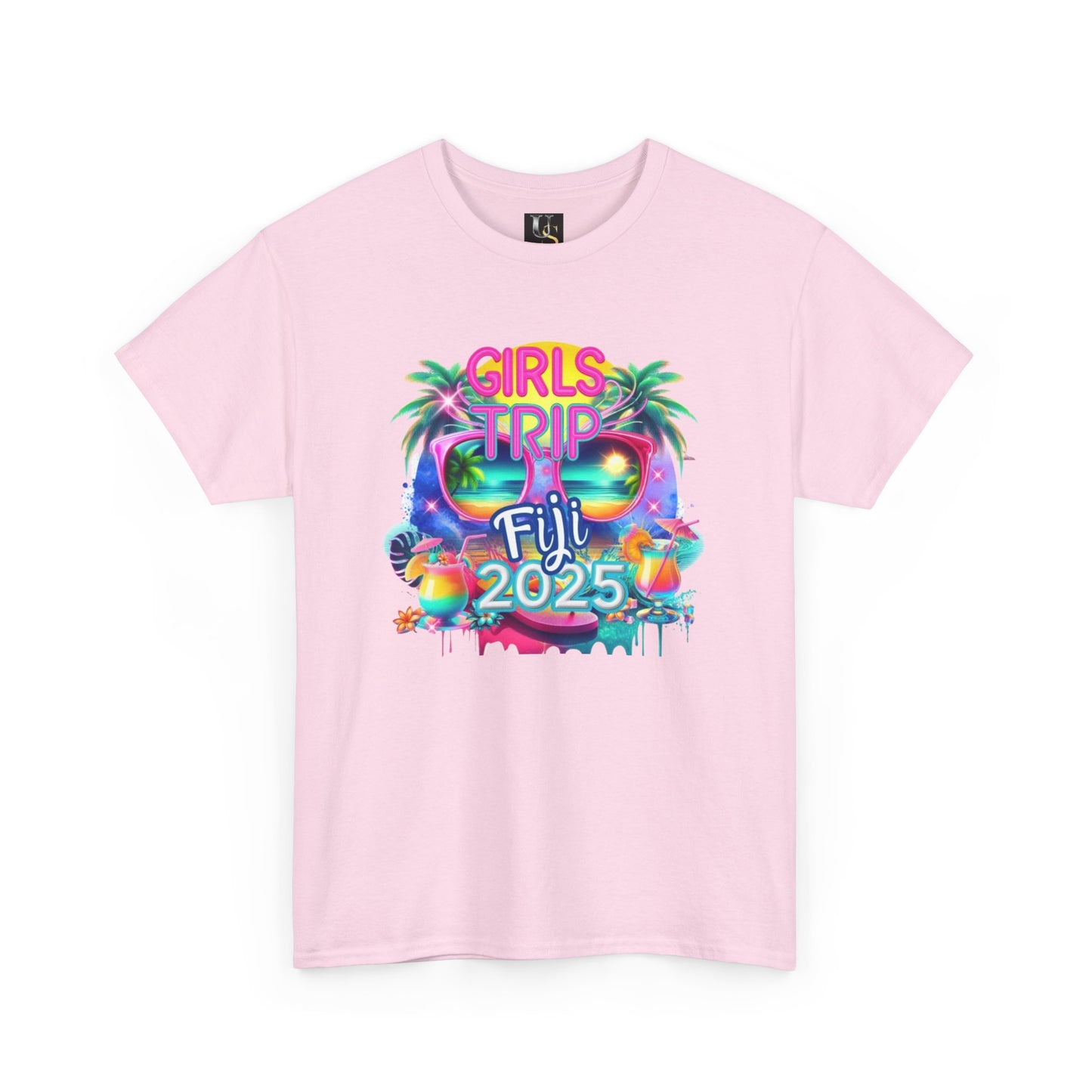 Girls Trip Fiji 2025 Unisex Heavy Cotton Tee