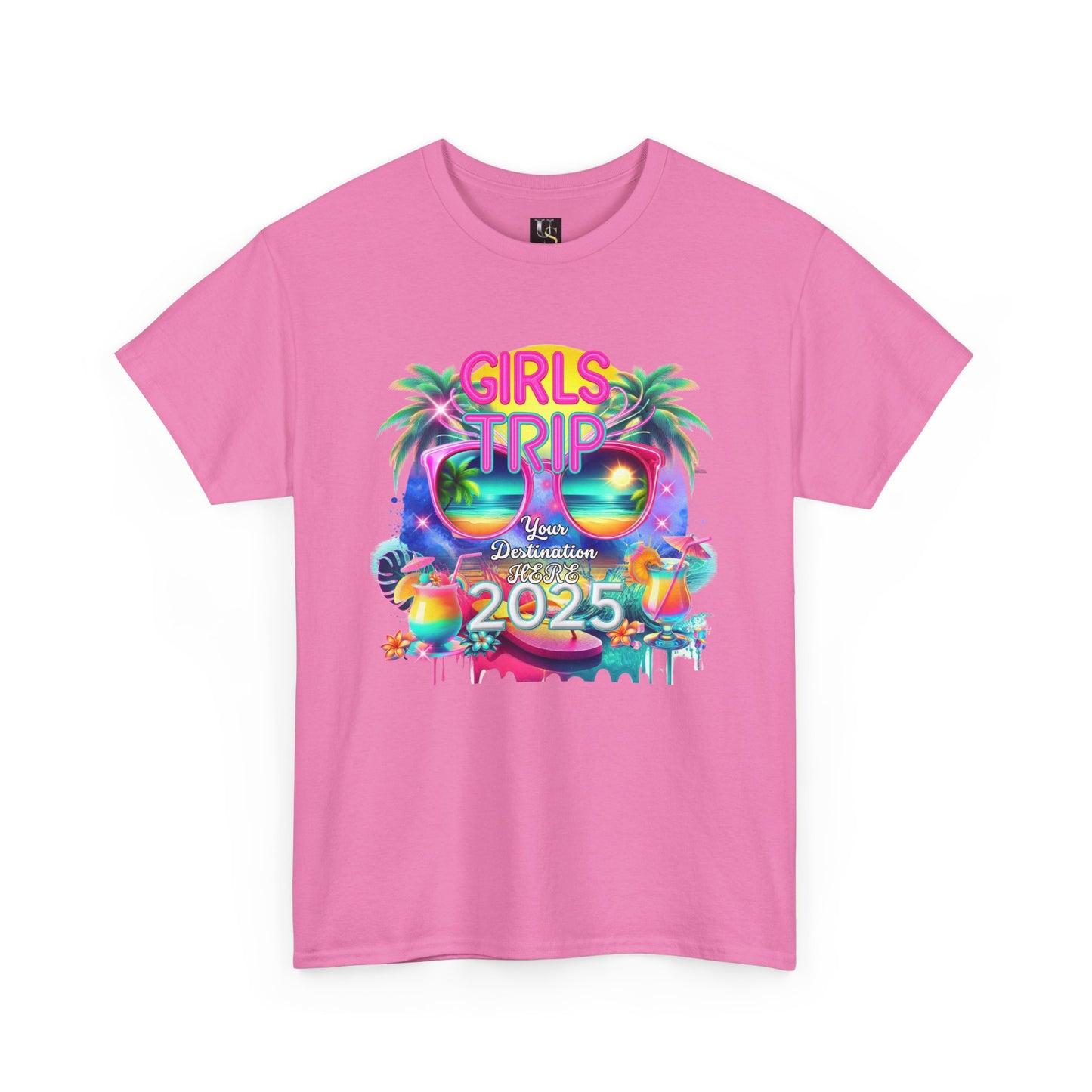 Girls Trip Unisex Heavy Cotton Tee - 2025 Vacation Vibes