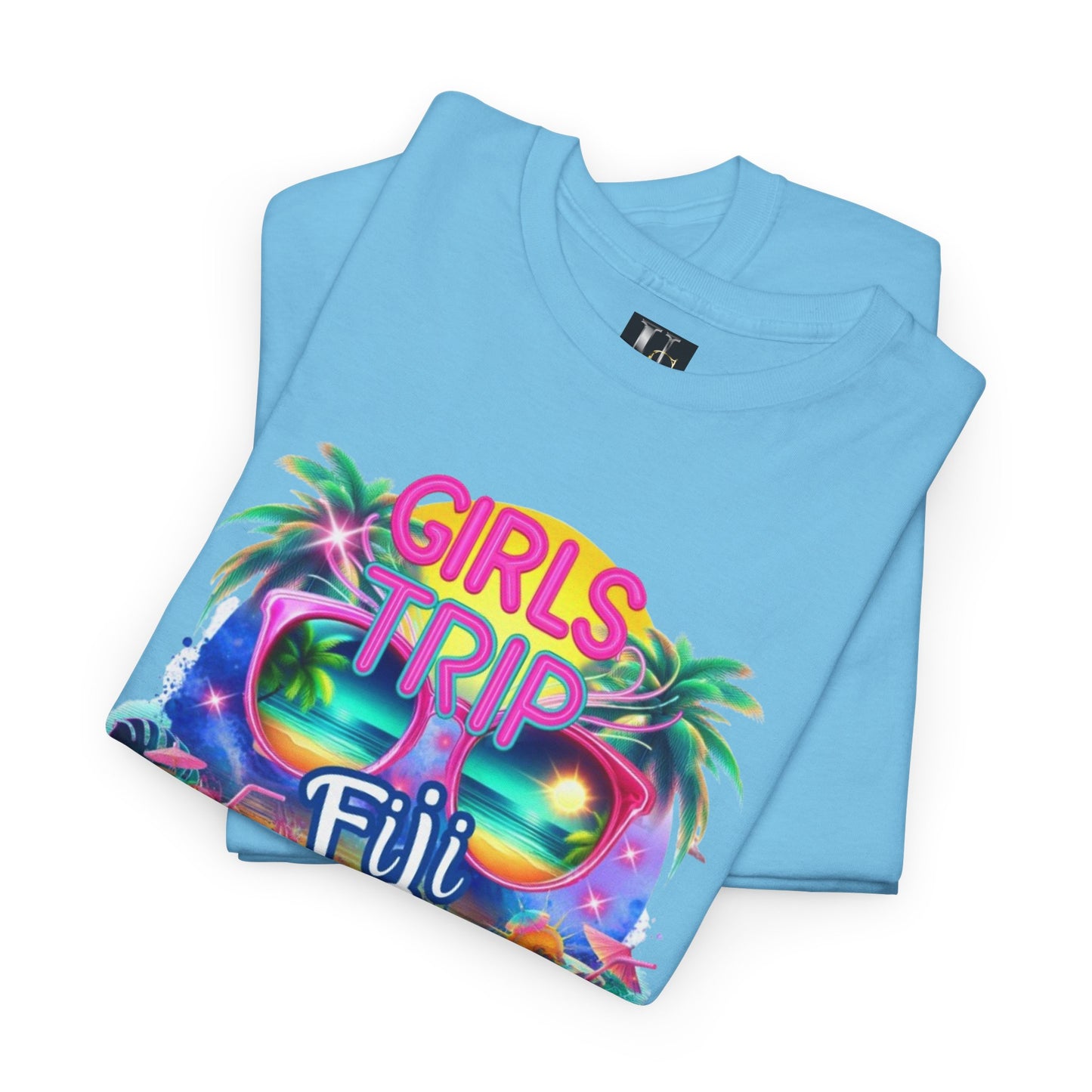 Girls Trip Fiji 2025 Unisex Heavy Cotton Tee