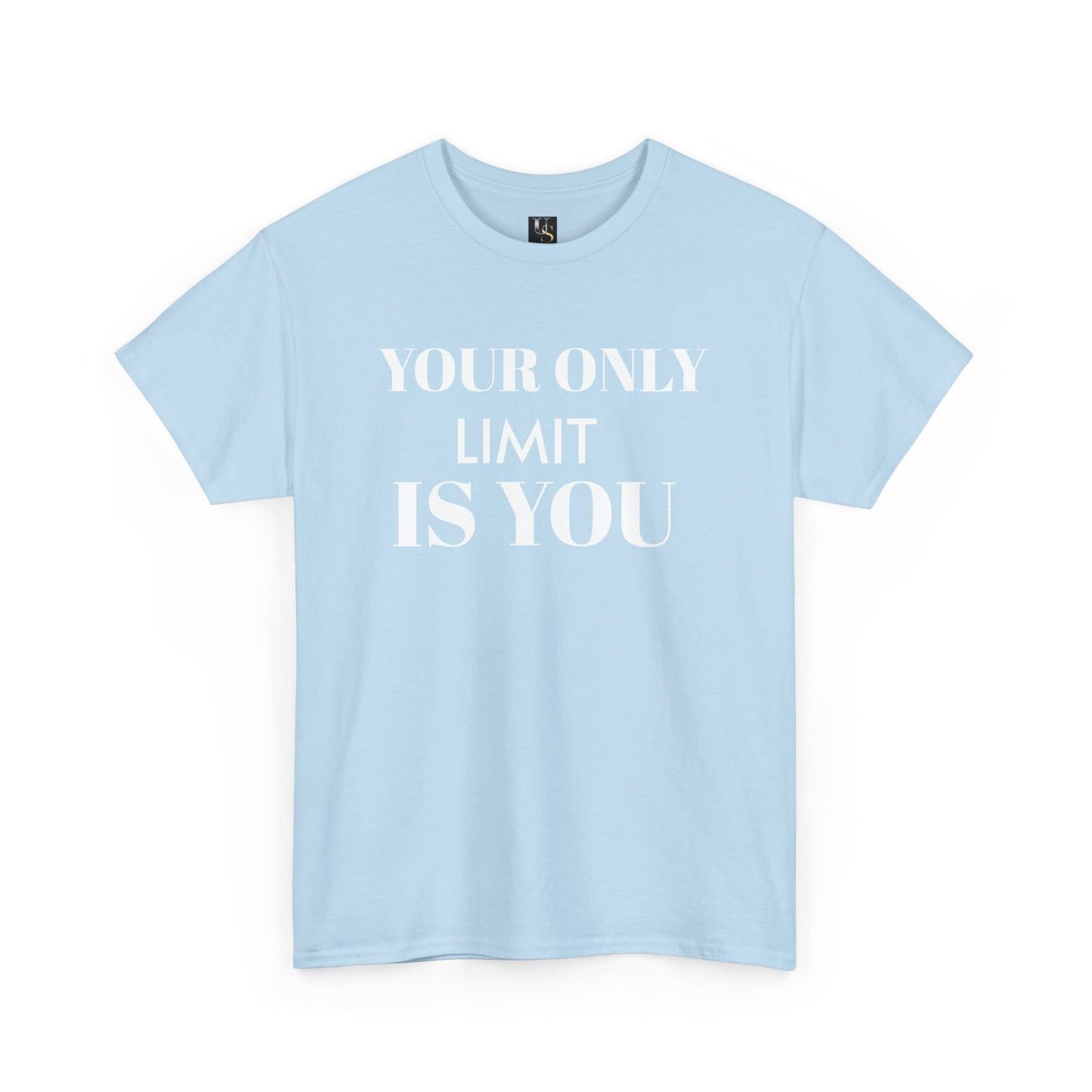 Motivational Unisex Heavy Cotton Tee - 'Your Only Limit is You'