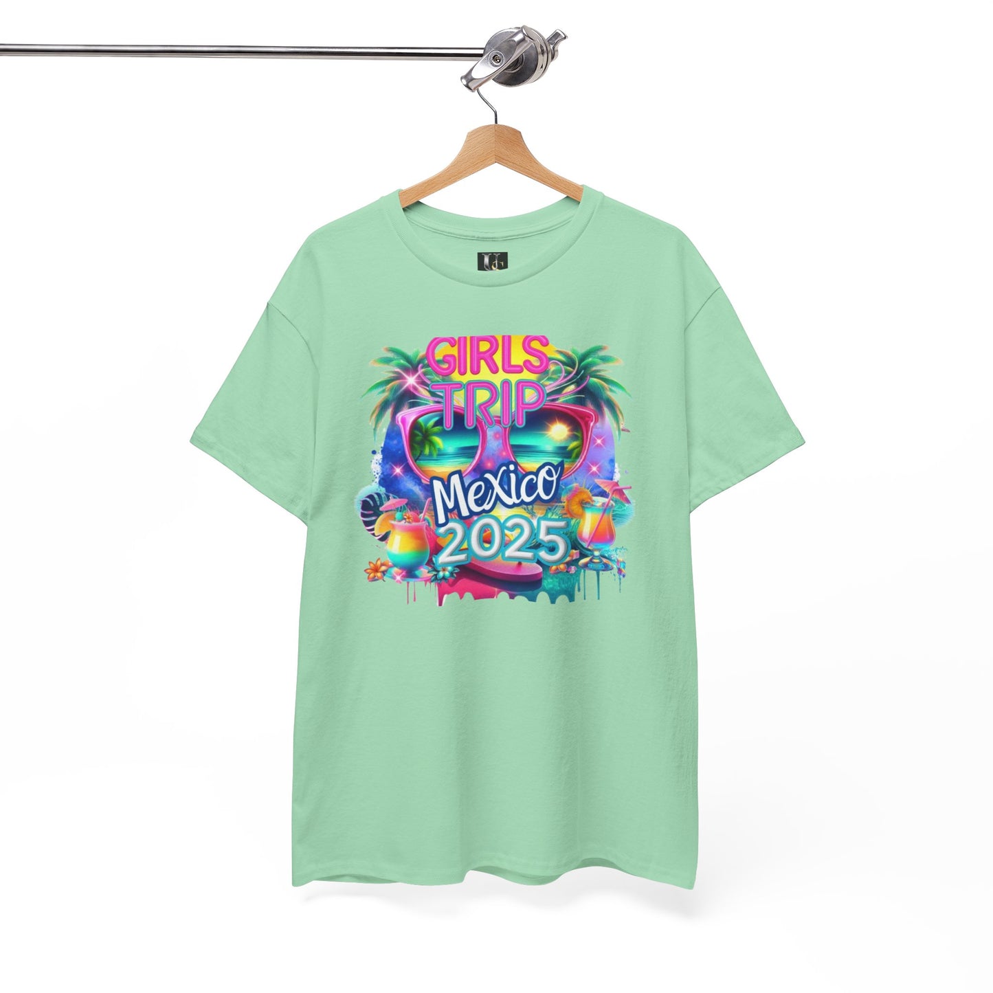 Girls Trip Mexico 2025 Unisex Heavy Cotton Tee