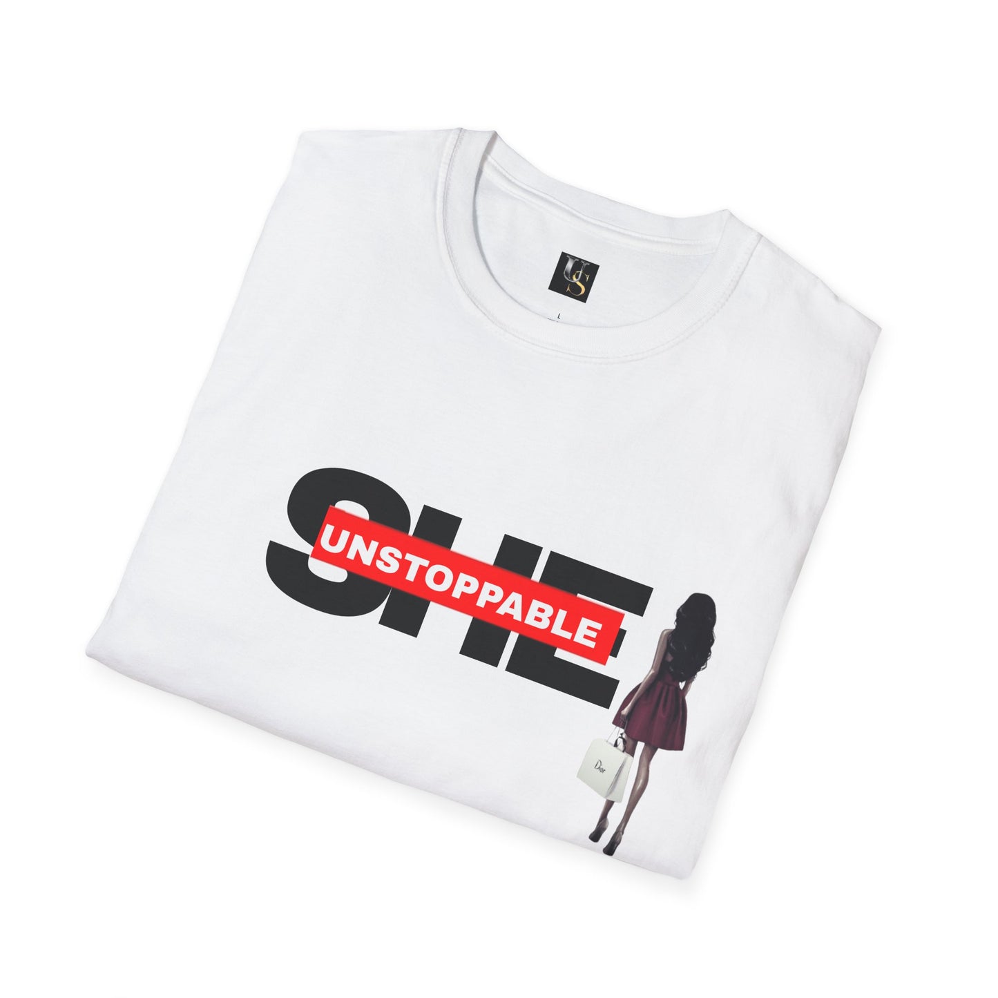 Unisex Softstyle T-Shirt - 'Unstoppable She' Empowerment Tee