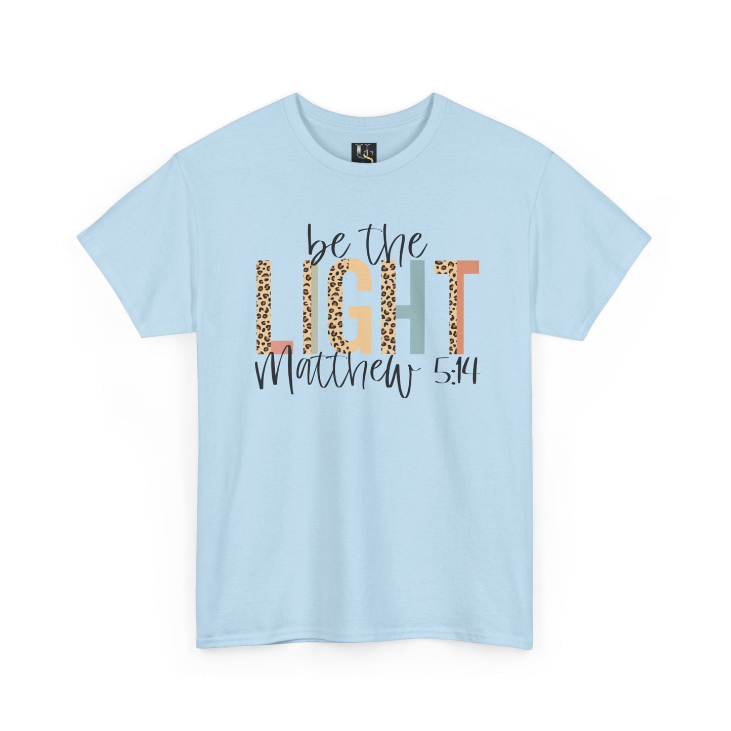 Be The Light Unisex Heavy Cotton Tee - Inspirational Christian Shirt