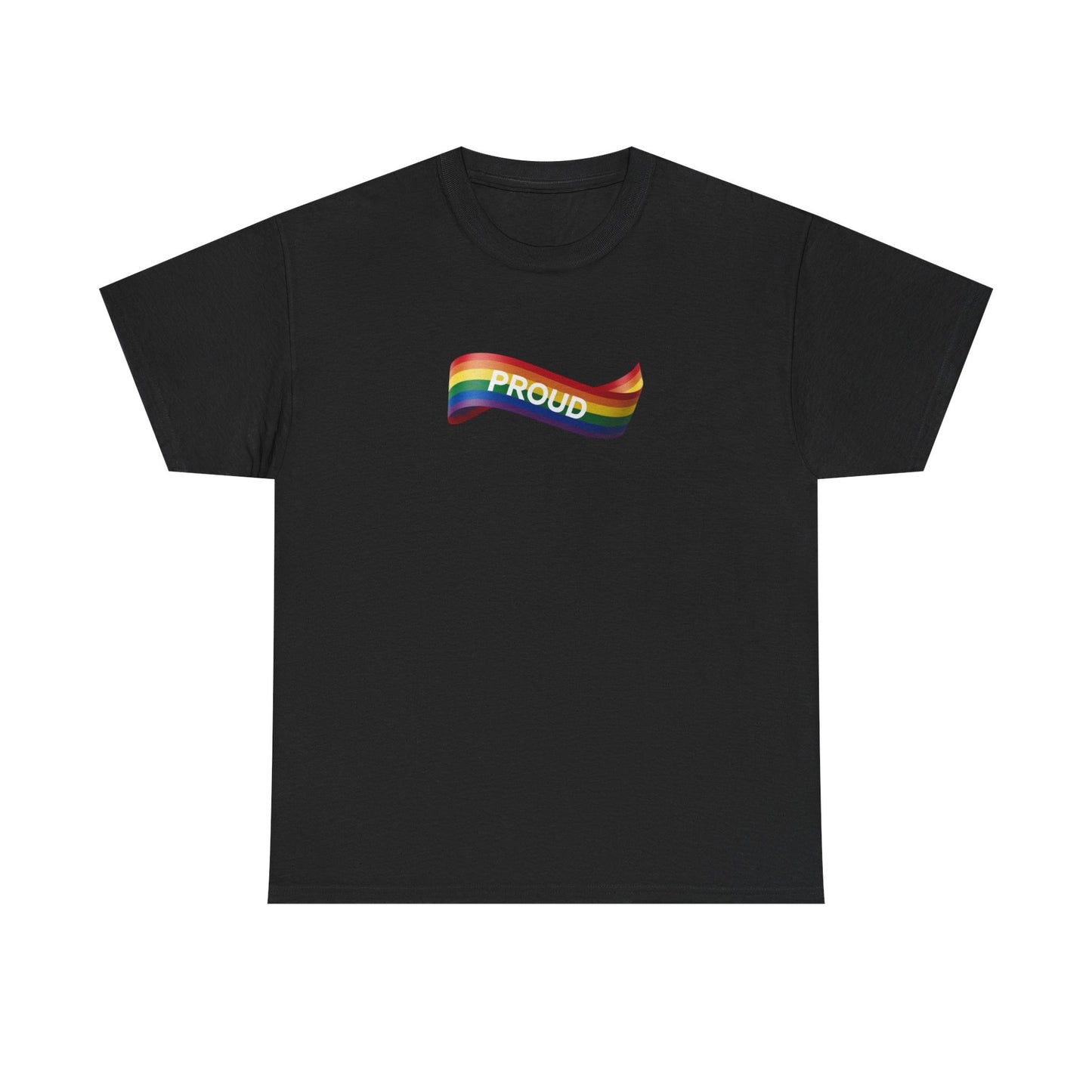 Proud Rainbow Graphic Unisex Heavy Cotton Tee