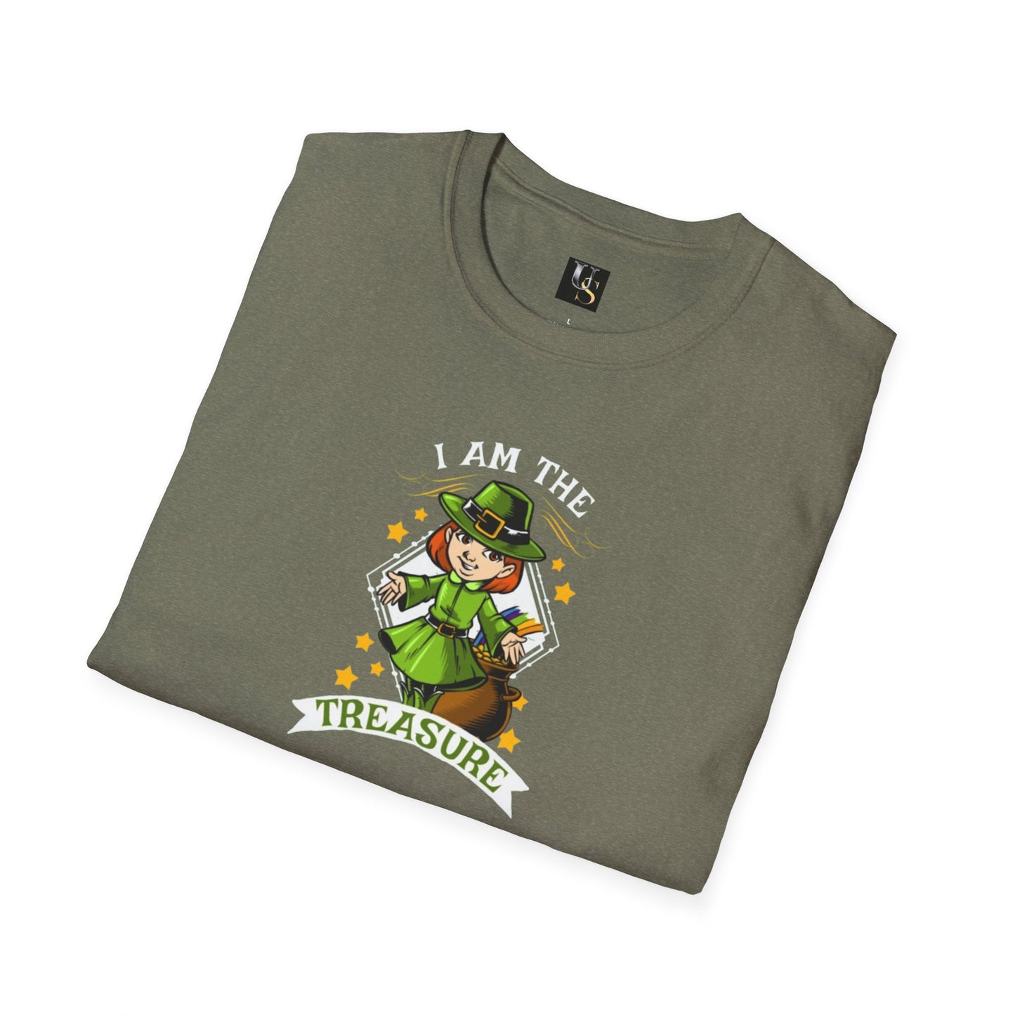 I Am The Treasure Unisex Softstyle T-Shirt - Perfect for St. Patrick's Day Celebrations