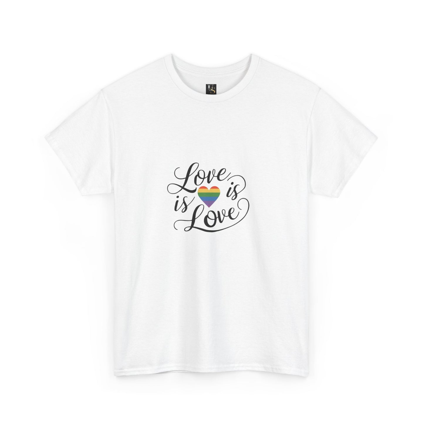 Love is Love Unisex Heavy Cotton Tee - Celebrate Equality and Acceptance