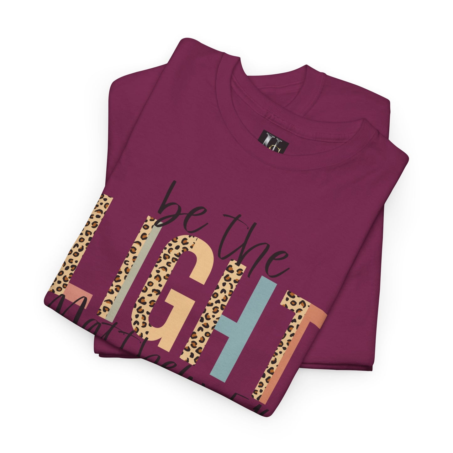 Be The Light Unisex Heavy Cotton Tee - Inspirational Christian Shirt