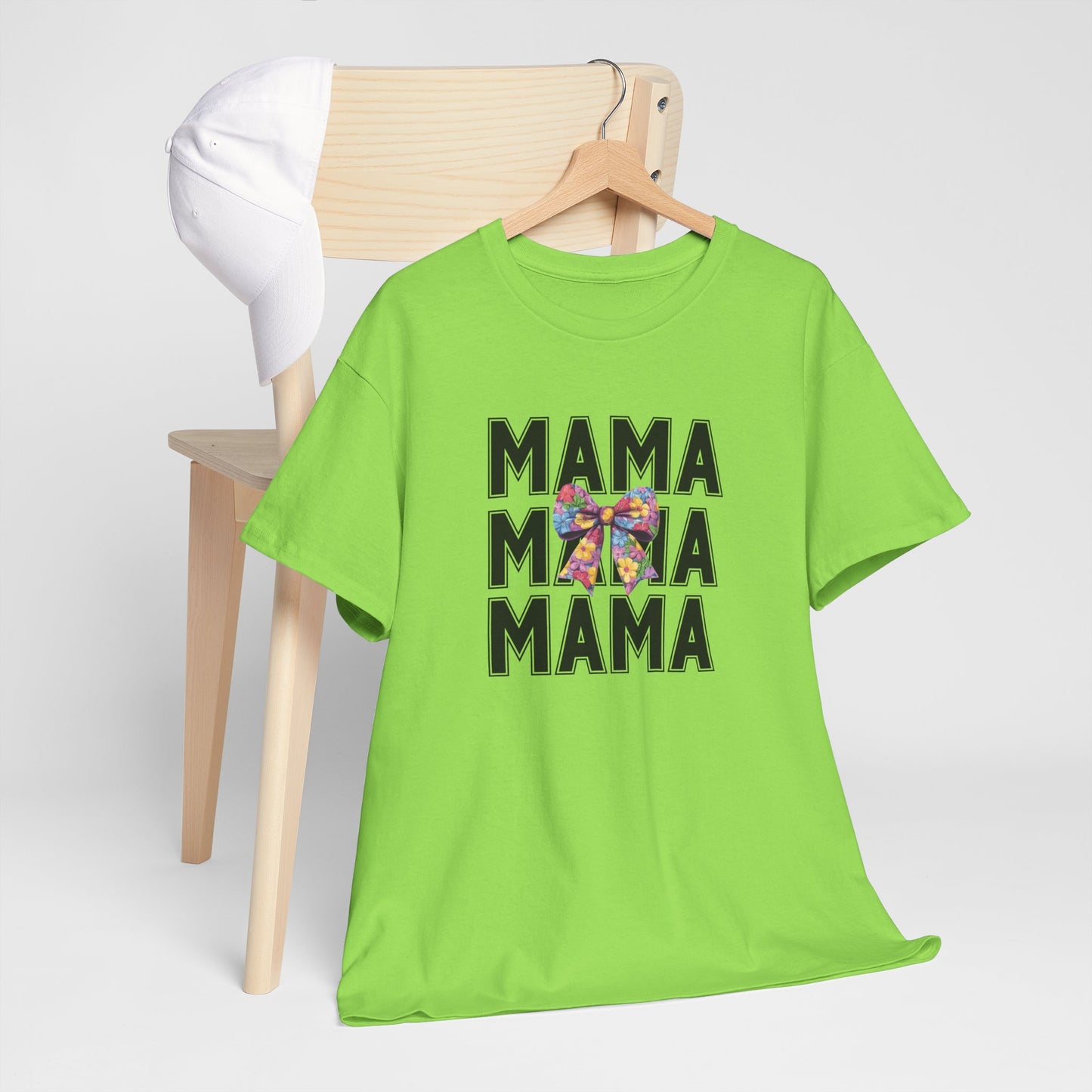 Colorful 'Mama' Unisex Heavy Cotton Tee - Perfect Gift for Moms