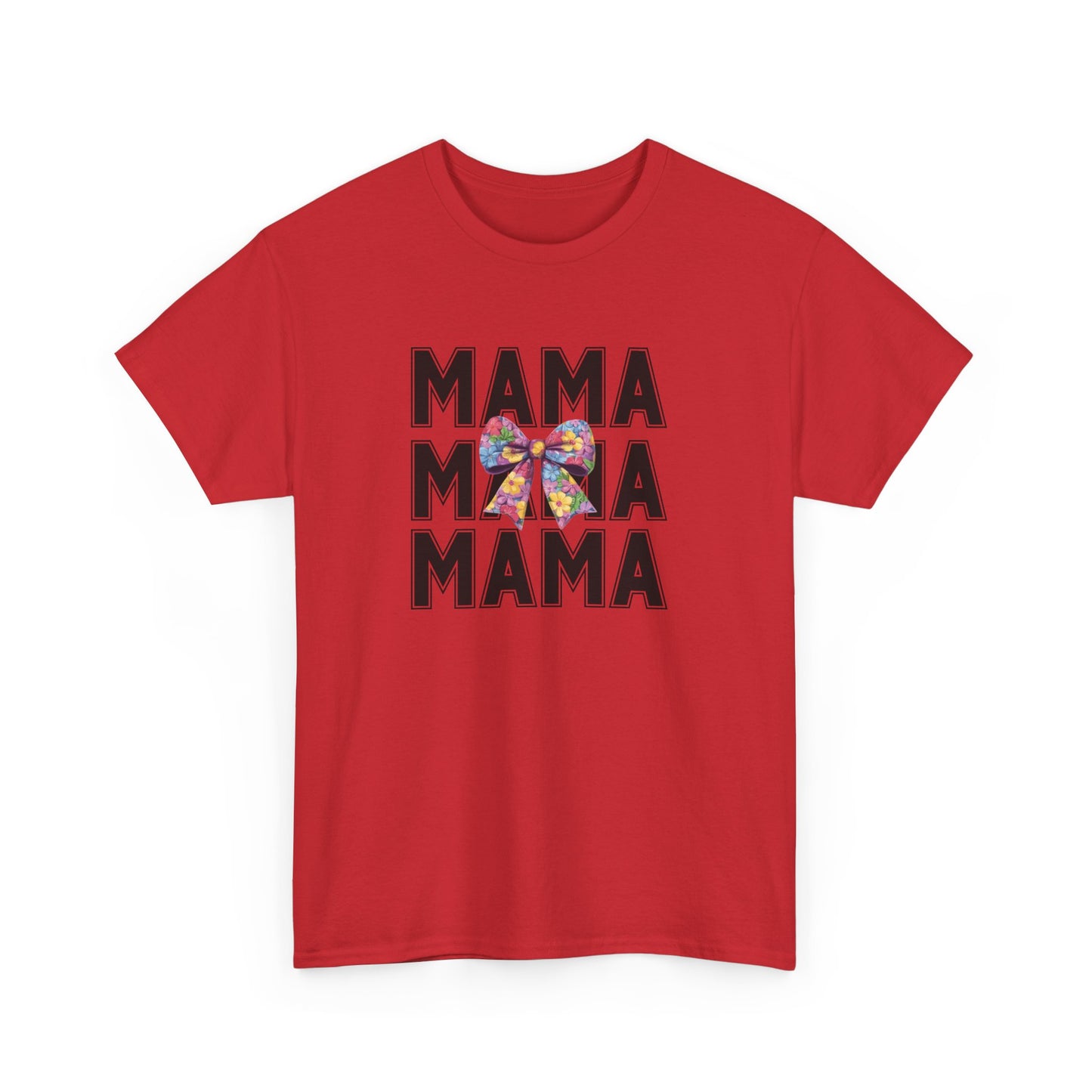 Colorful 'Mama' Unisex Heavy Cotton Tee - Perfect Gift for Moms