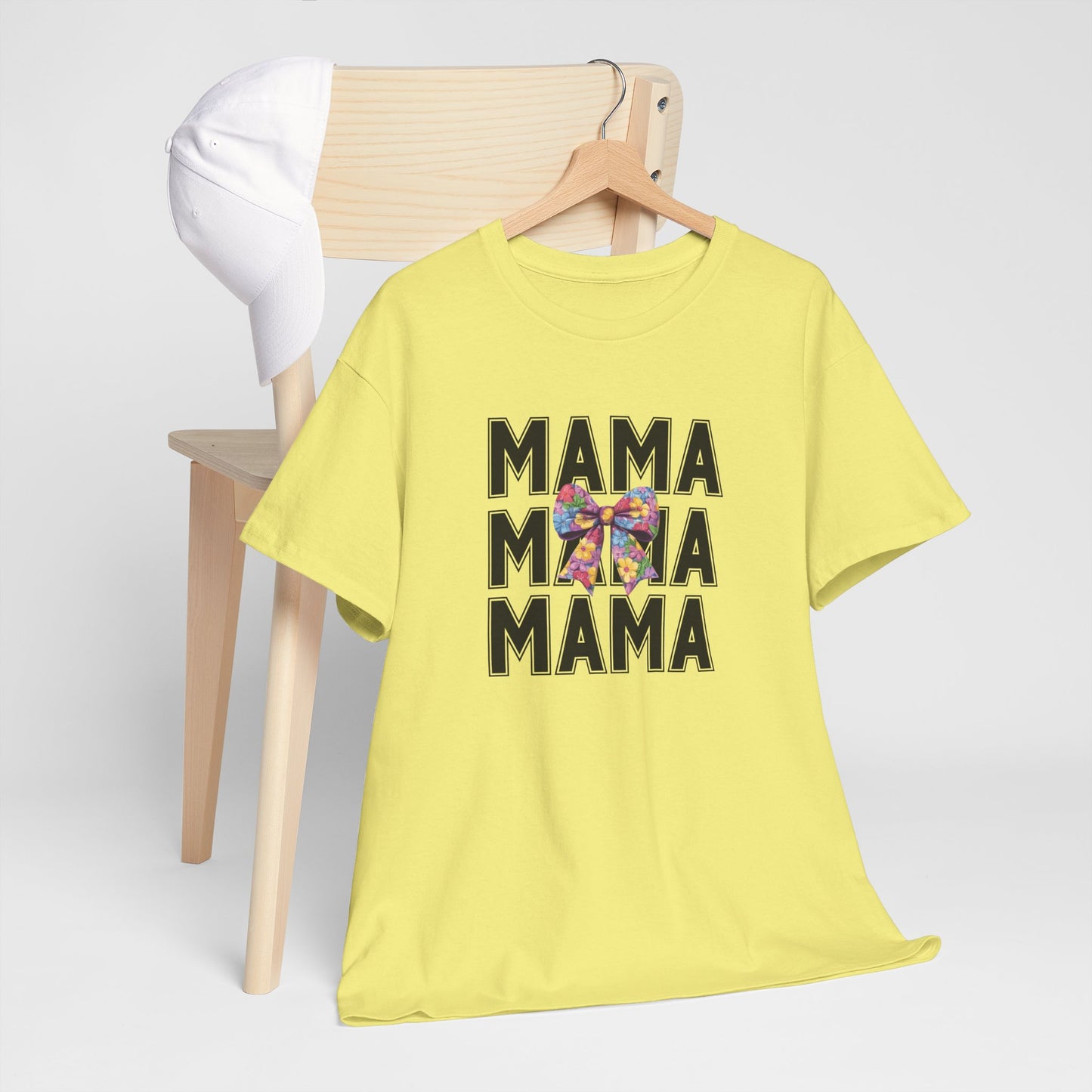 Colorful 'Mama' Unisex Heavy Cotton Tee - Perfect Gift for Moms