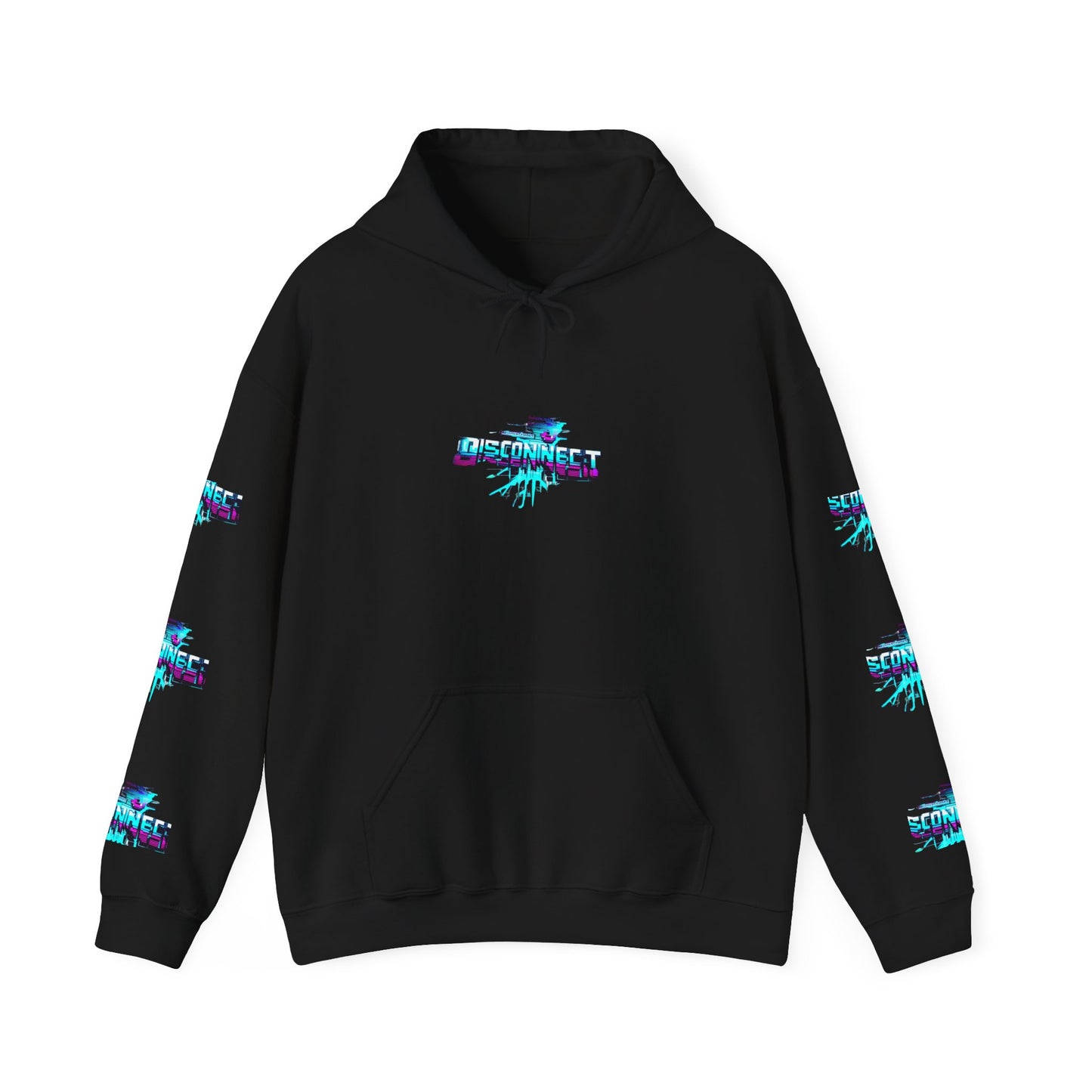 Unisex Heavy Blend™ Hooded Sweatshirt - 'Disconnect' Graphic Sweatshirt for Chill Vibes