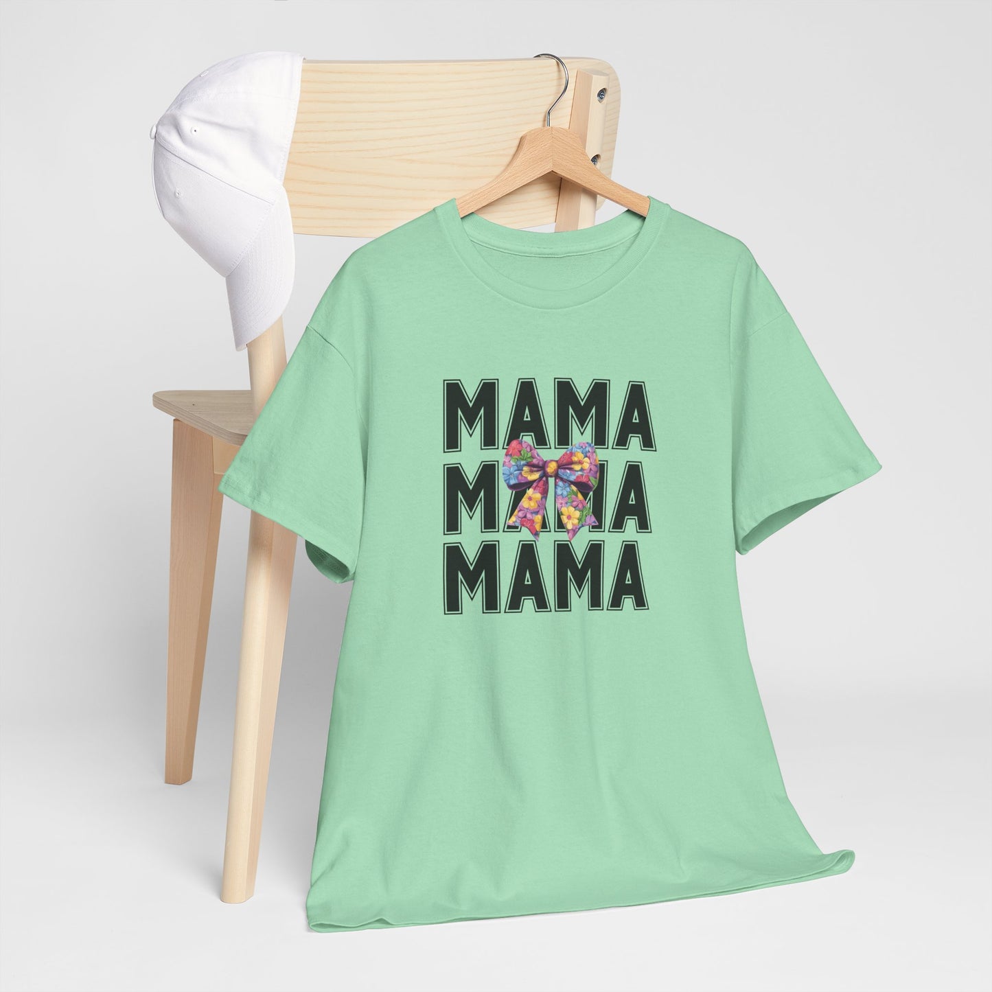 Colorful 'Mama' Unisex Heavy Cotton Tee - Perfect Gift for Moms