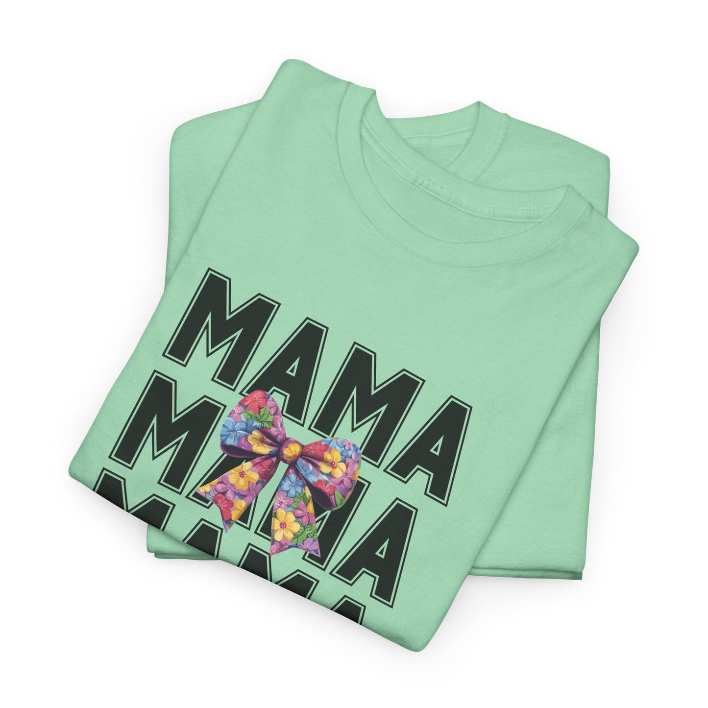 Colorful 'Mama' Unisex Heavy Cotton Tee - Perfect Gift for Moms