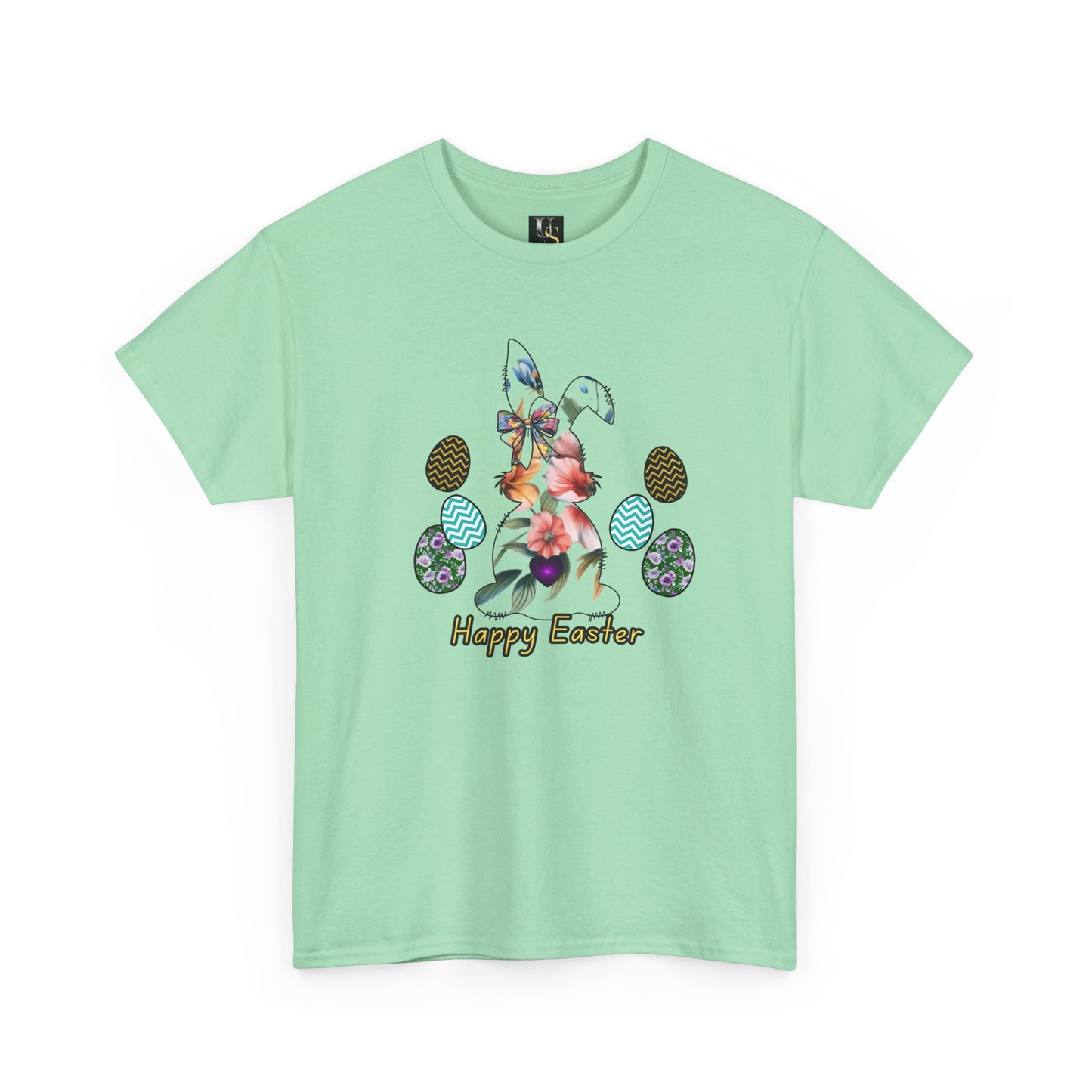 Happy Easter Unisex Heavy Cotton Tee - Festive Spring Apparel