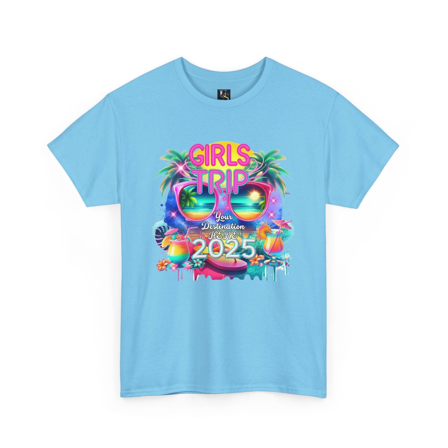 Girls Trip Unisex Heavy Cotton Tee - 2025 Vacation Vibes