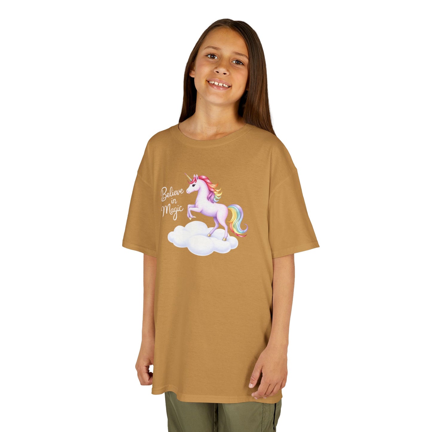 Kids Unicorn Tee - Believe in Magic - Fun Cotton Shirt for Young Dreamers