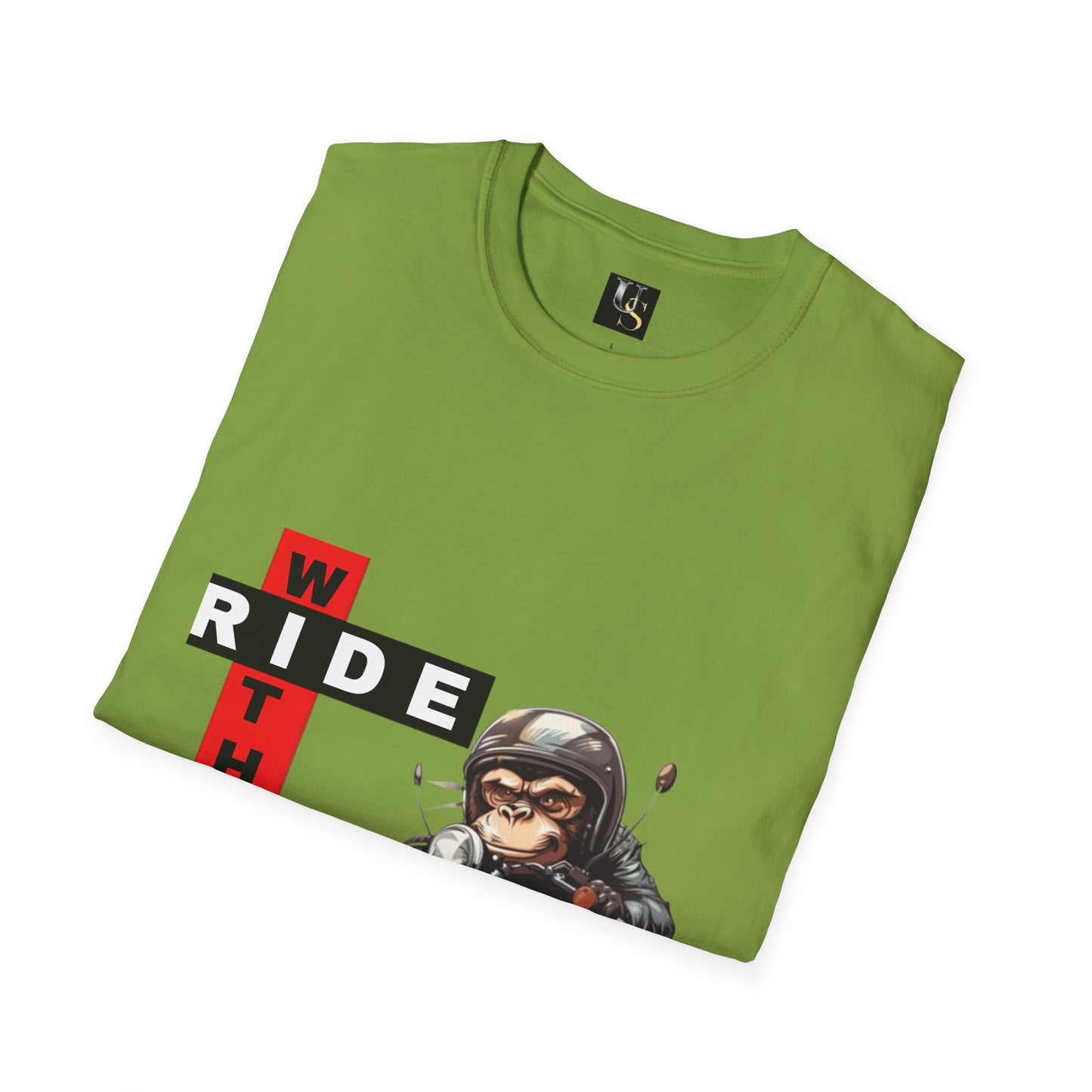 Funny Unisex Motorcycle T-Shirt - 'Ride With Me' Graphic Tee for Bikers