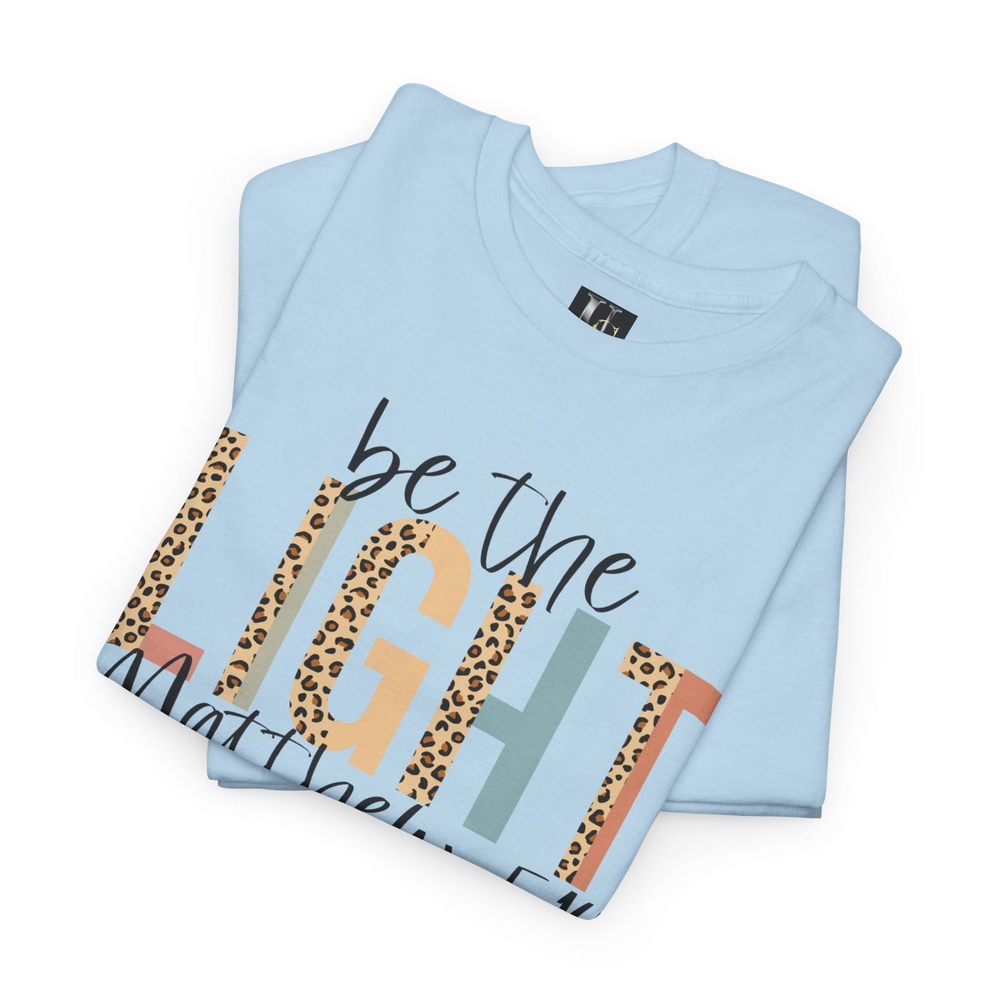 Be The Light Unisex Heavy Cotton Tee - Inspirational Christian Shirt