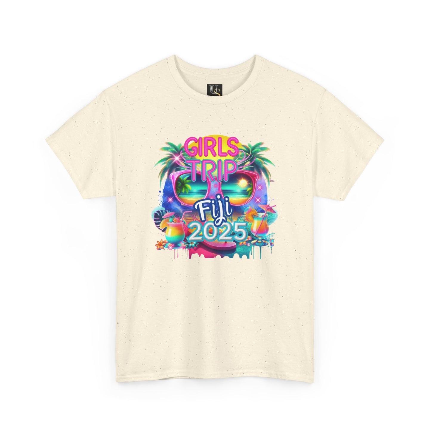 Girls Trip Fiji 2025 Unisex Heavy Cotton Tee