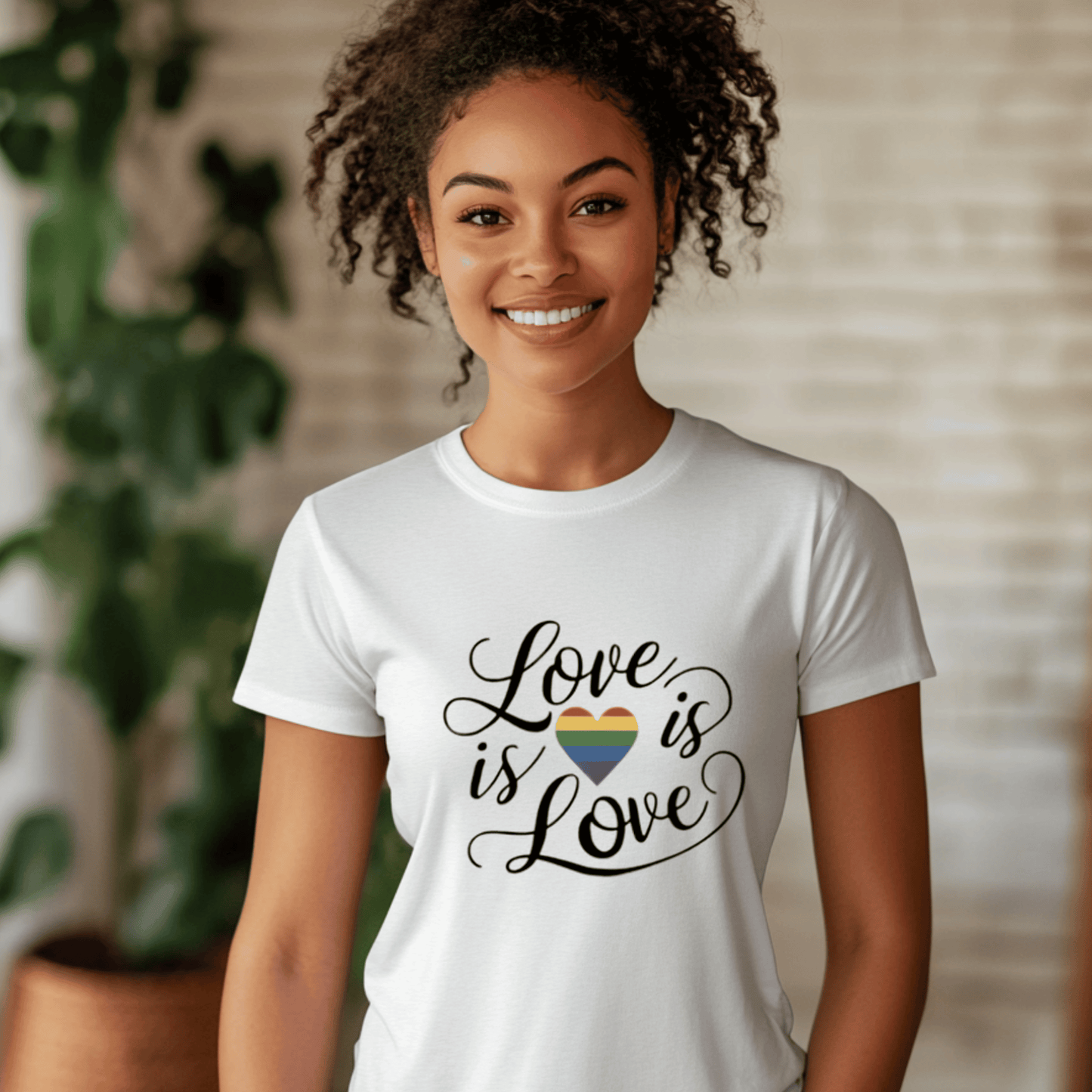 Love is Love Unisex Heavy Cotton Tee - Celebrate Equality and Acceptance