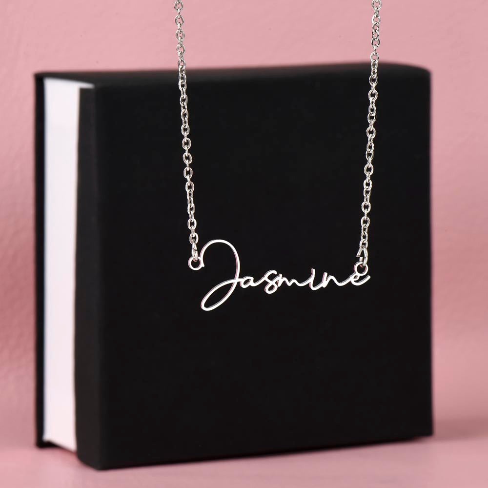 Signature Sign Necklace